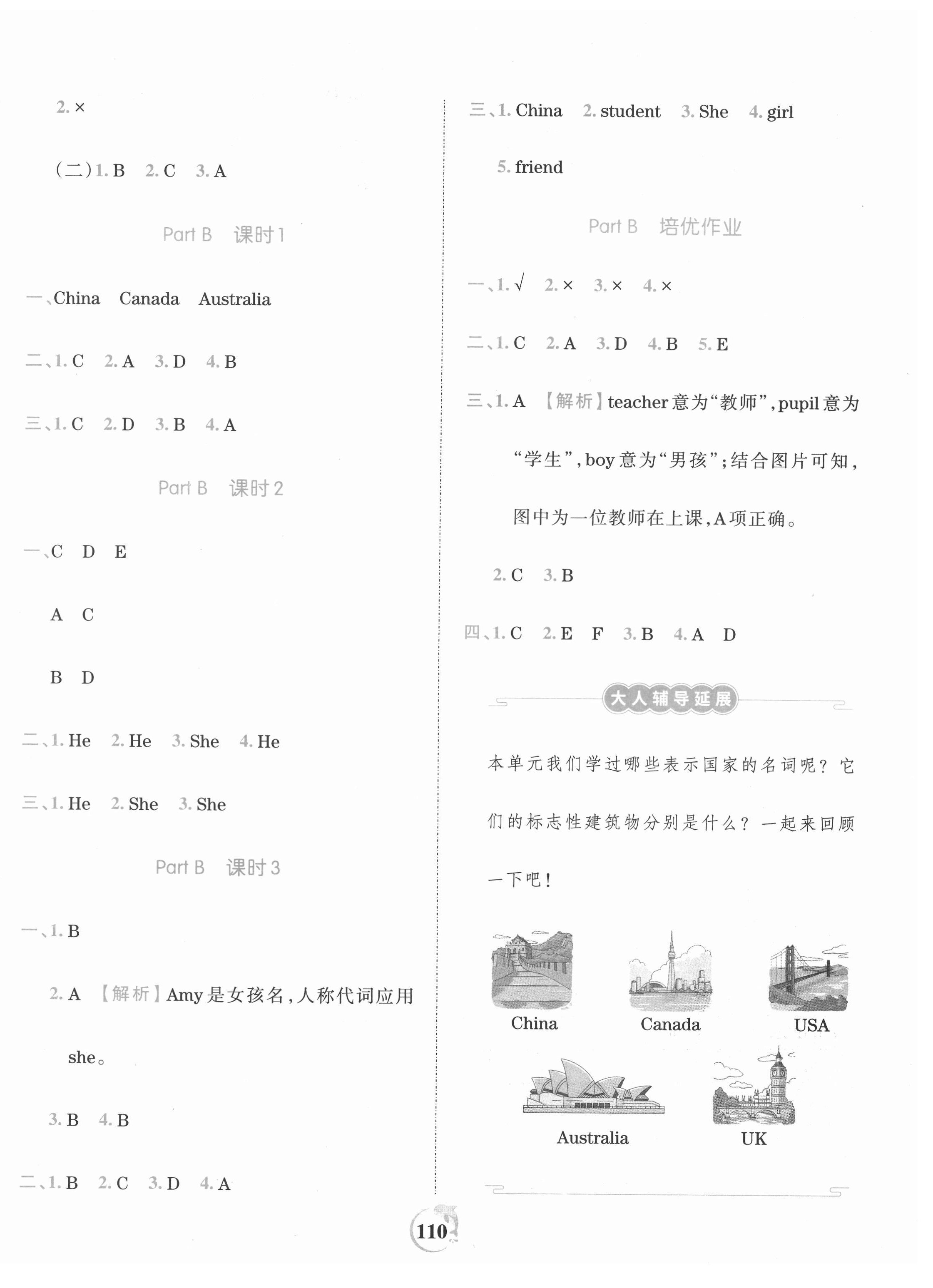 2021年王朝霞德才兼备作业创新设计三年级英语下册人教PEP版 第2页