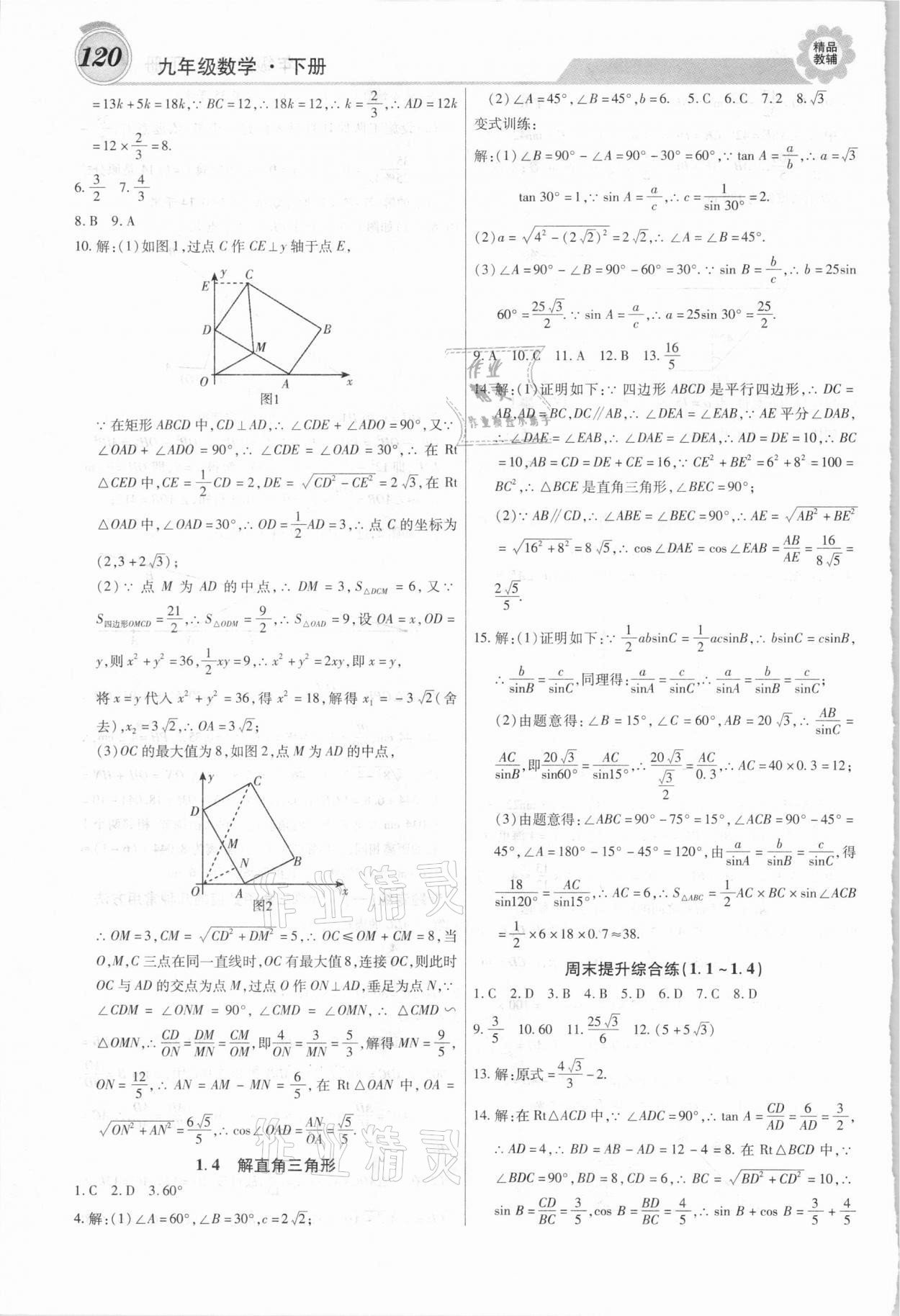 2021年練重點九年級數學下冊北師大版 第4頁