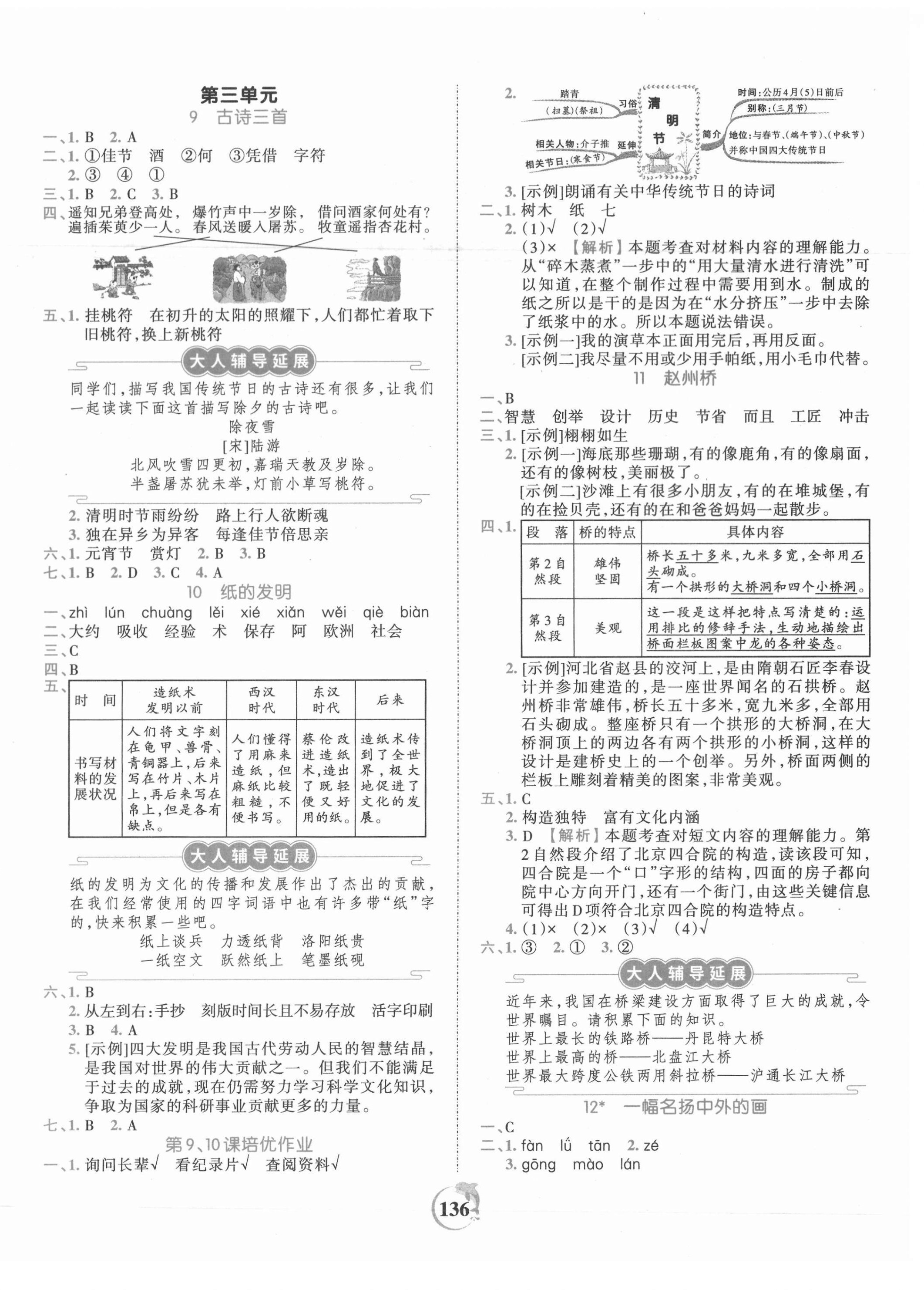 2021年王朝霞德才兼备作业创新设计三年级语文下册人教版 第4页