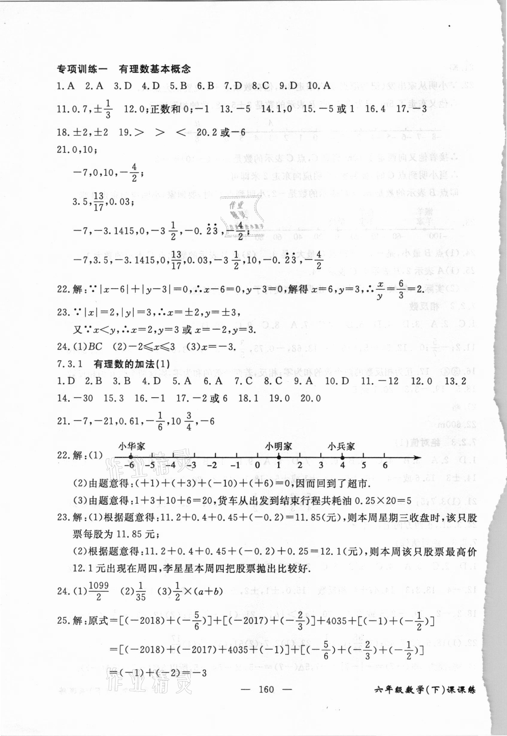 2021年奪分王新課標(biāo)同步學(xué)案六年級(jí)數(shù)學(xué)下冊(cè)人教版54制 第4頁