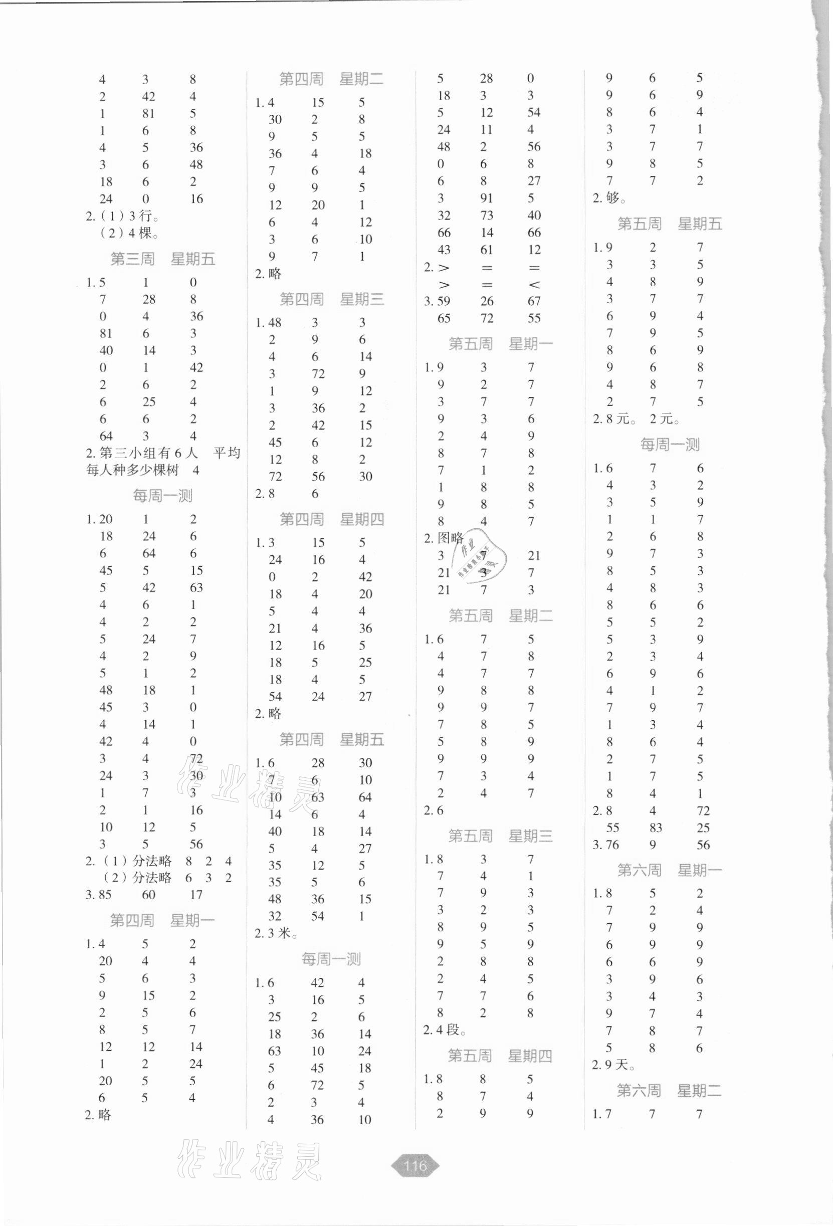 2021年小學(xué)數(shù)學(xué)口算冠軍二年級(jí)下冊(cè)人教版 第2頁(yè)