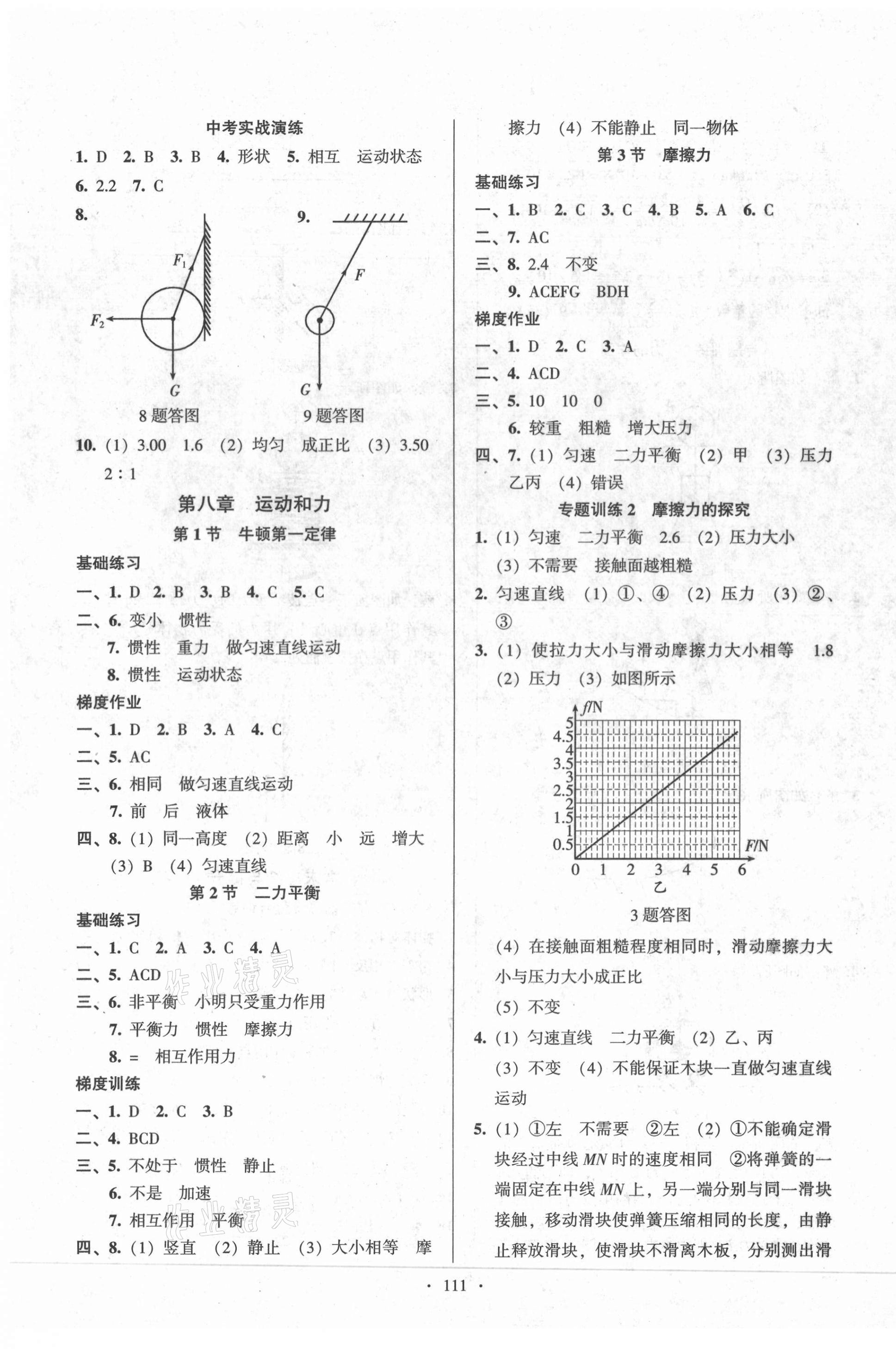 2021年模塊式訓(xùn)練法八年級物理下冊人教版1 第3頁