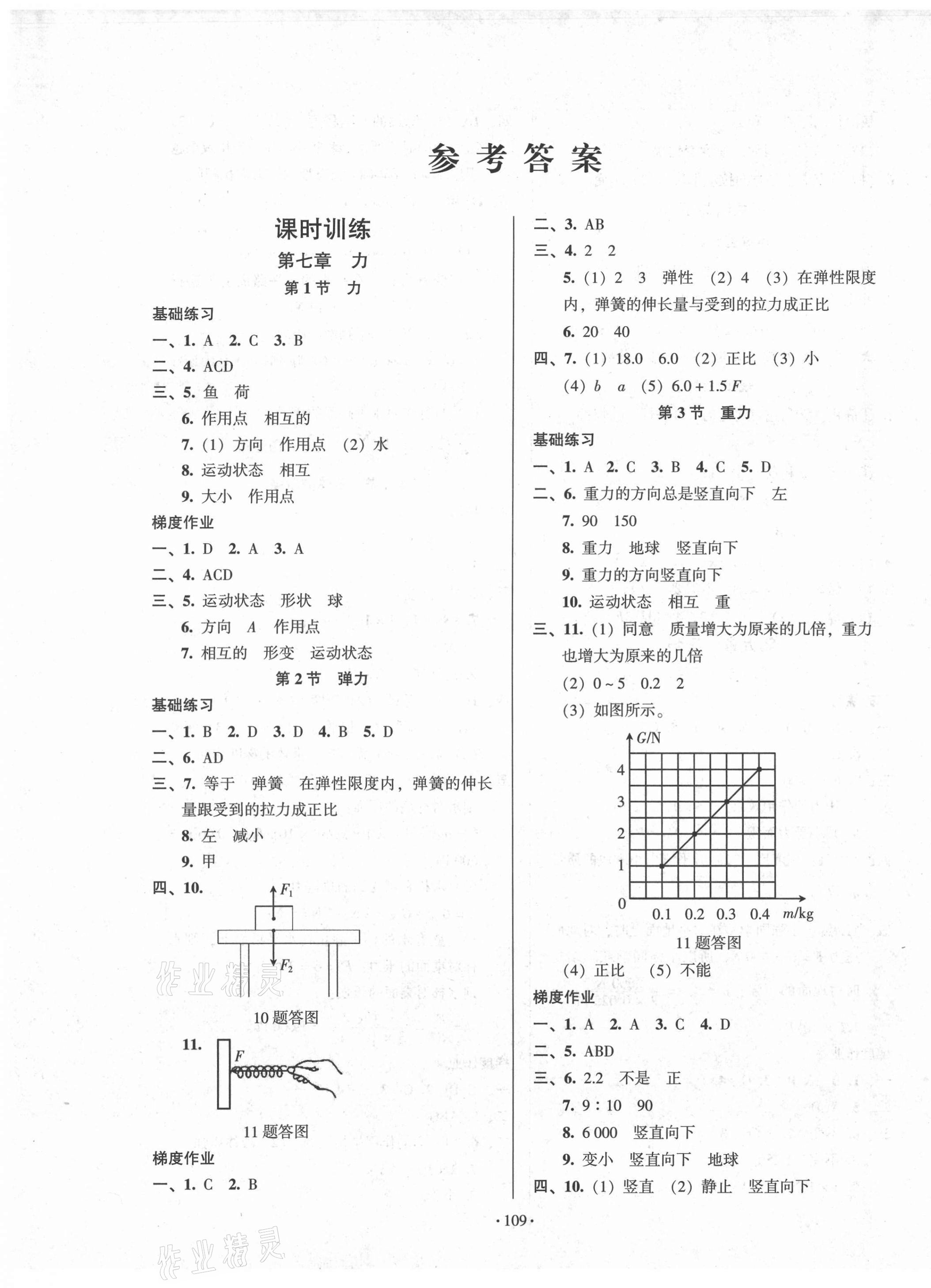 2021年模塊式訓(xùn)練法八年級物理下冊人教版1 第1頁