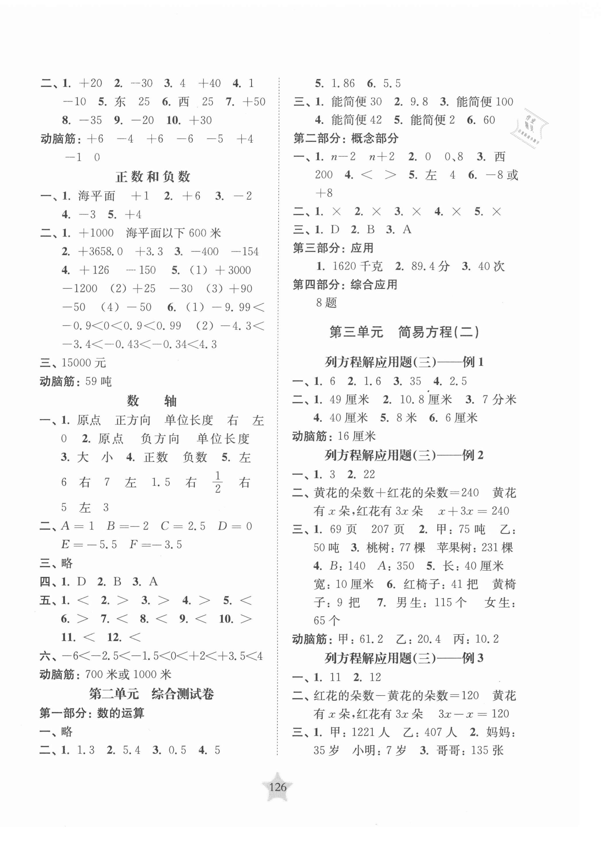 2021年交大之星課后精練卷五年級數(shù)學(xué)第二學(xué)期滬教版 第2頁