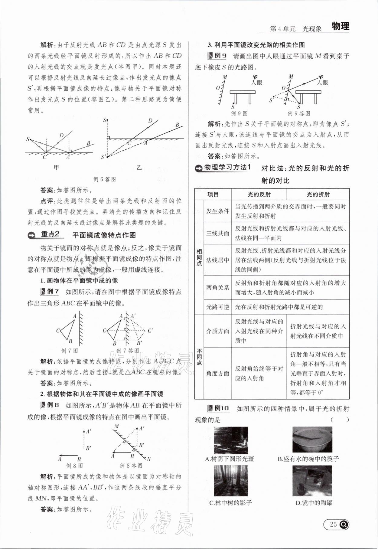 2021年全接觸中考試題突破物理云南專版 參考答案第29頁(yè)