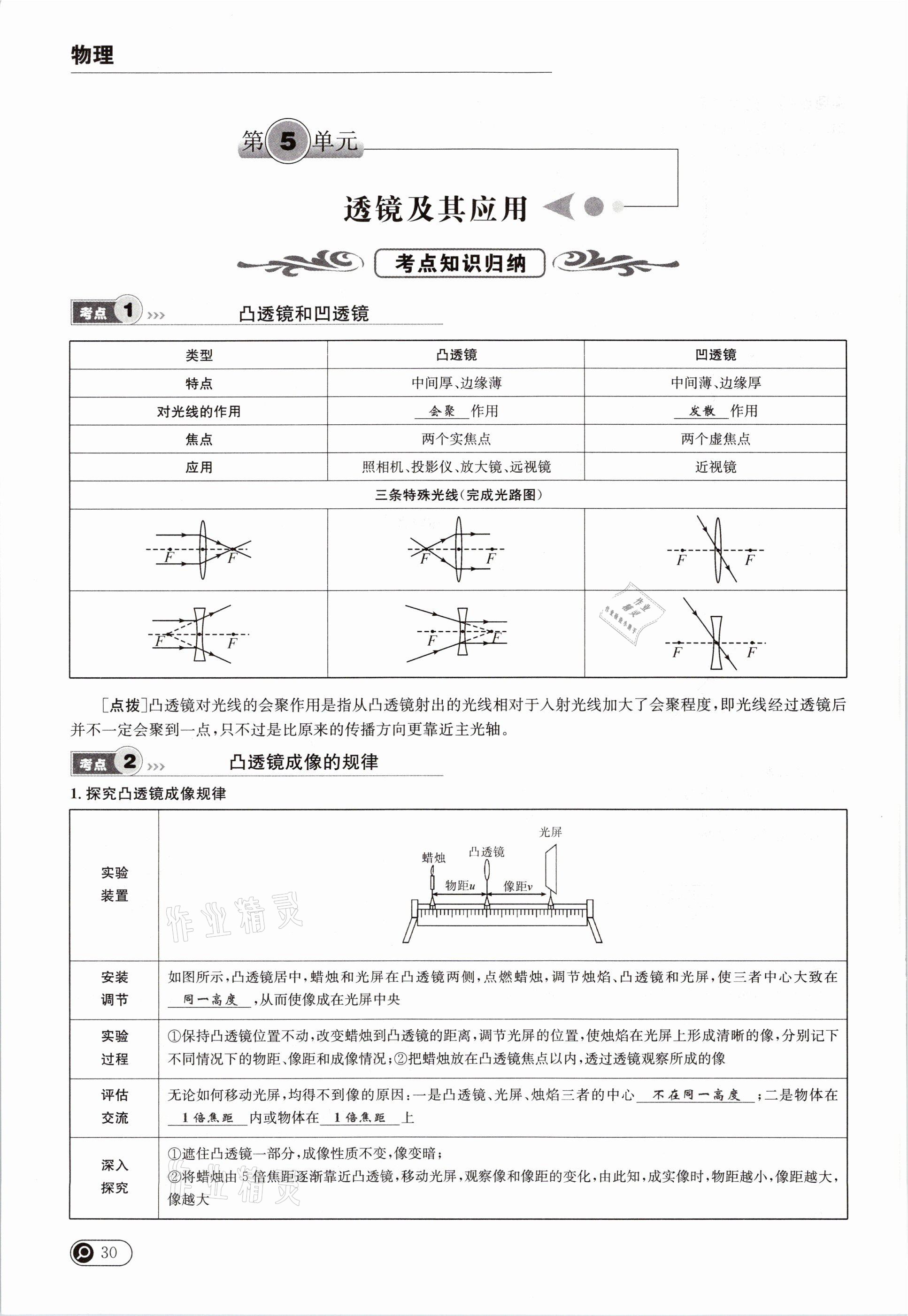 2021年全接觸中考試題突破物理云南專版 參考答案第34頁