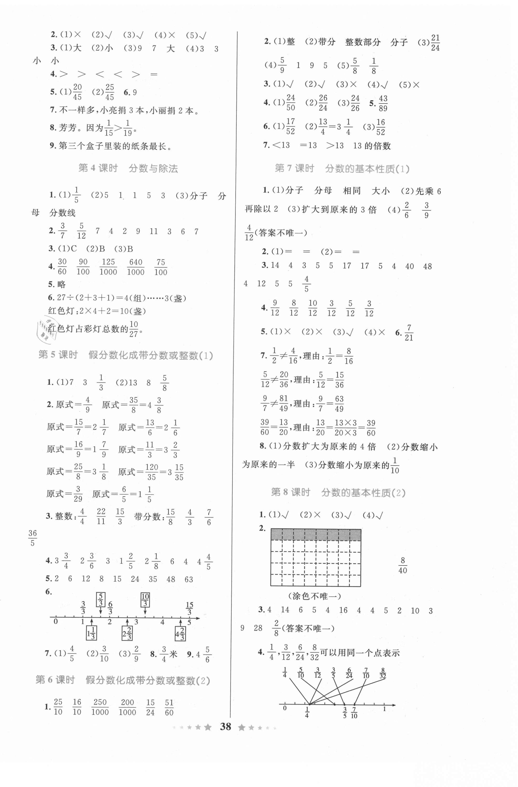 2021年小學同步測控全優(yōu)設計五年級數(shù)學下冊青島版 第2頁