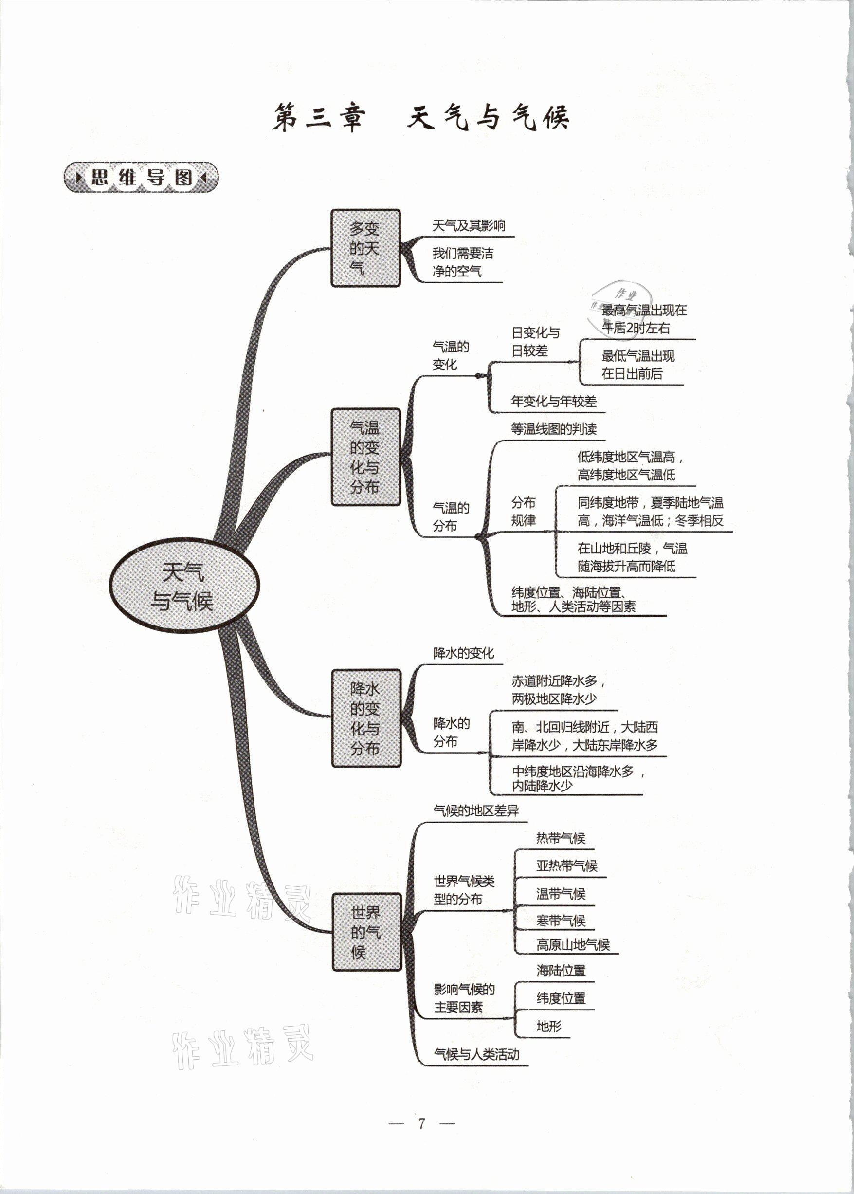 2021年名師學(xué)案中考復(fù)習(xí)堂堂清地理云南專版 參考答案第23頁(yè)