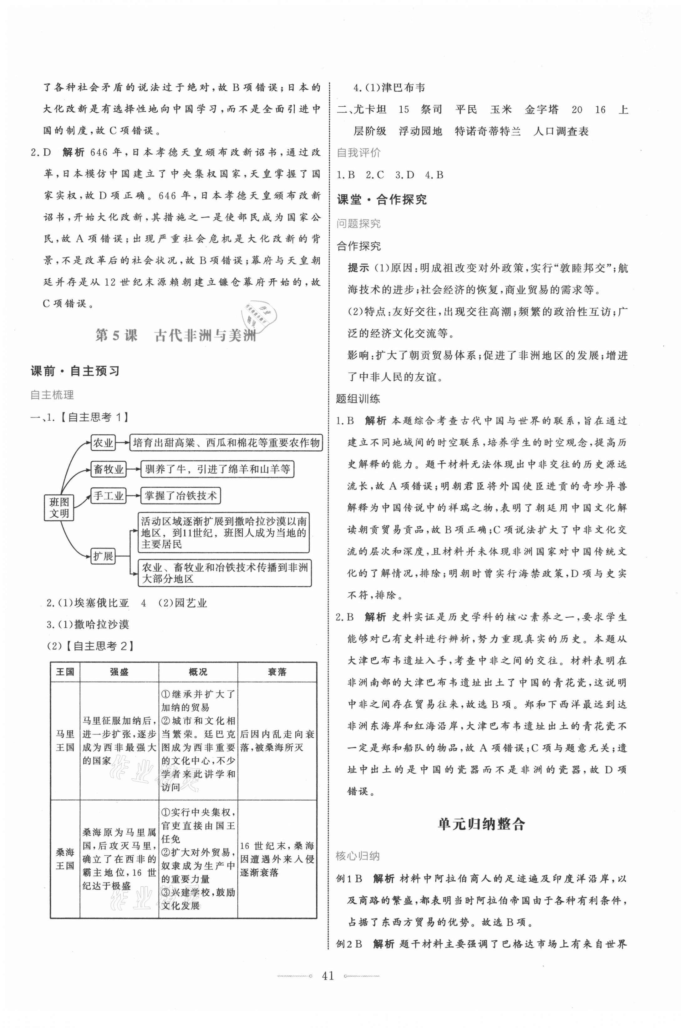 2021年陽光課堂歷史必修下人教版人民教育出版社 第5頁