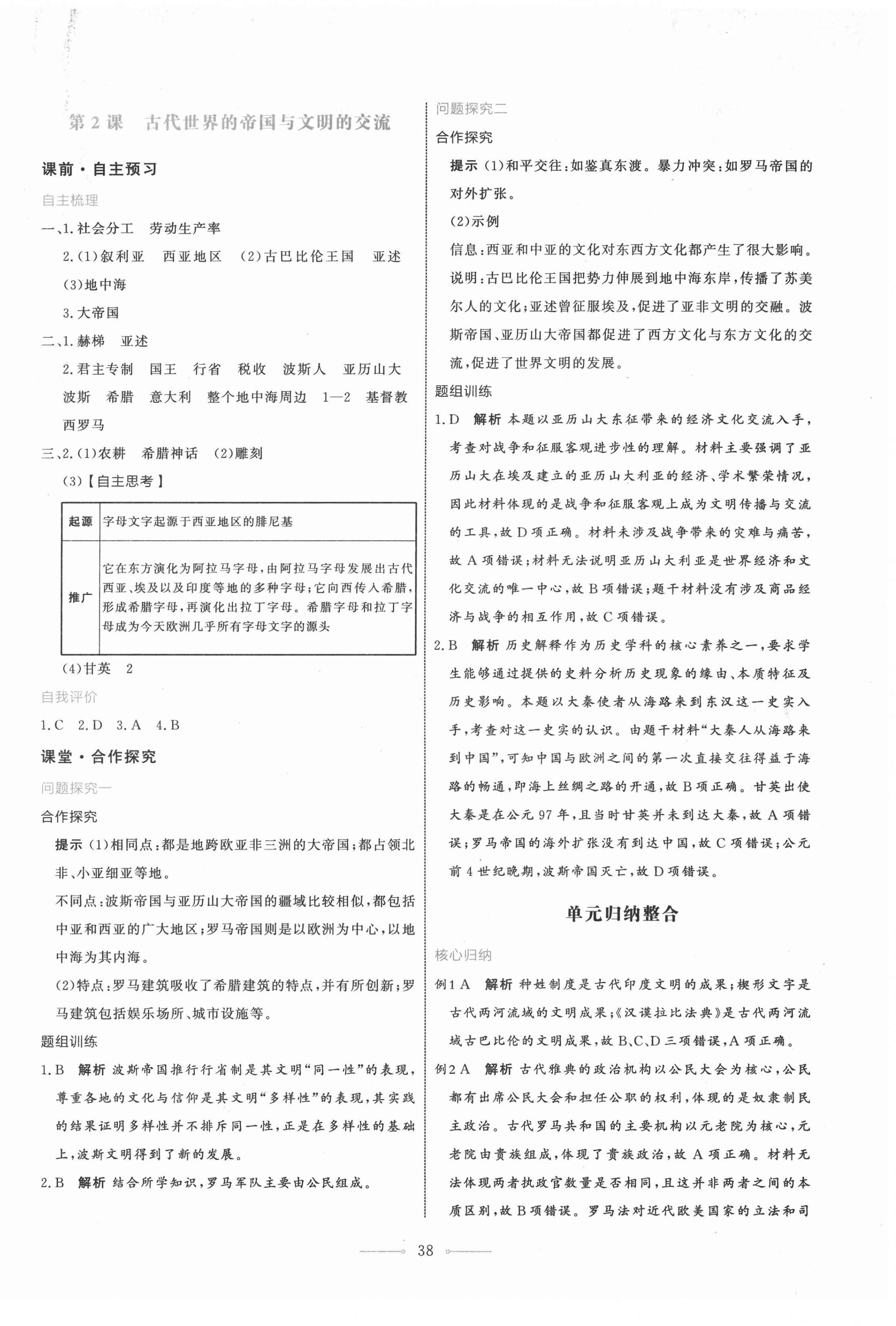 2021年陽光課堂歷史必修下人教版人民教育出版社 第2頁