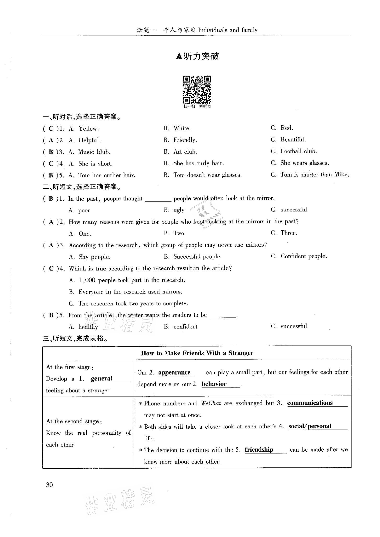 2021年指南針初中英語(yǔ)話題復(fù)習(xí)&nbsp;第30頁(yè)