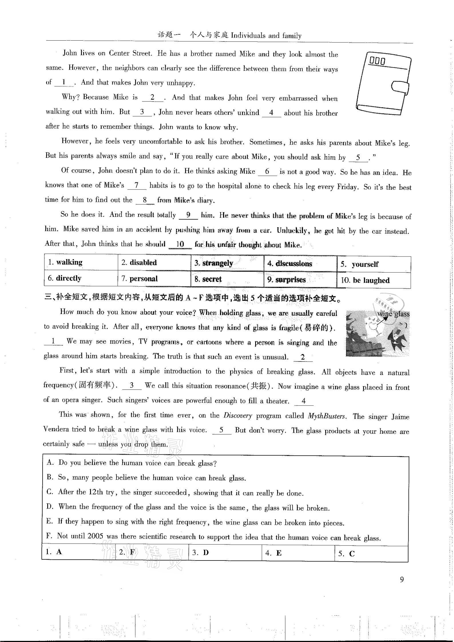 2021年指南針初中英語話題復習&nbsp;第9頁