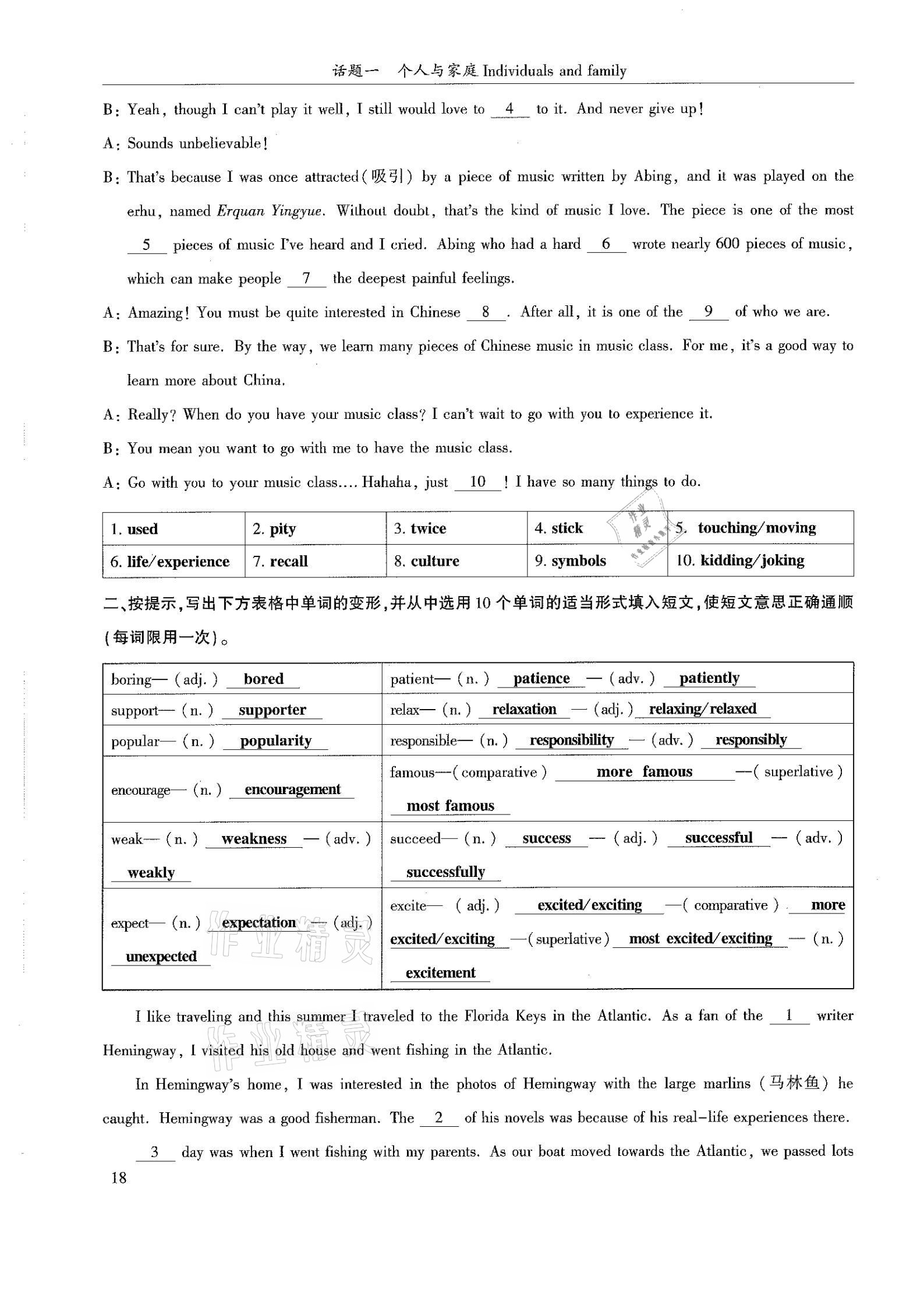 2021年指南針初中英語話題復習&nbsp;第18頁