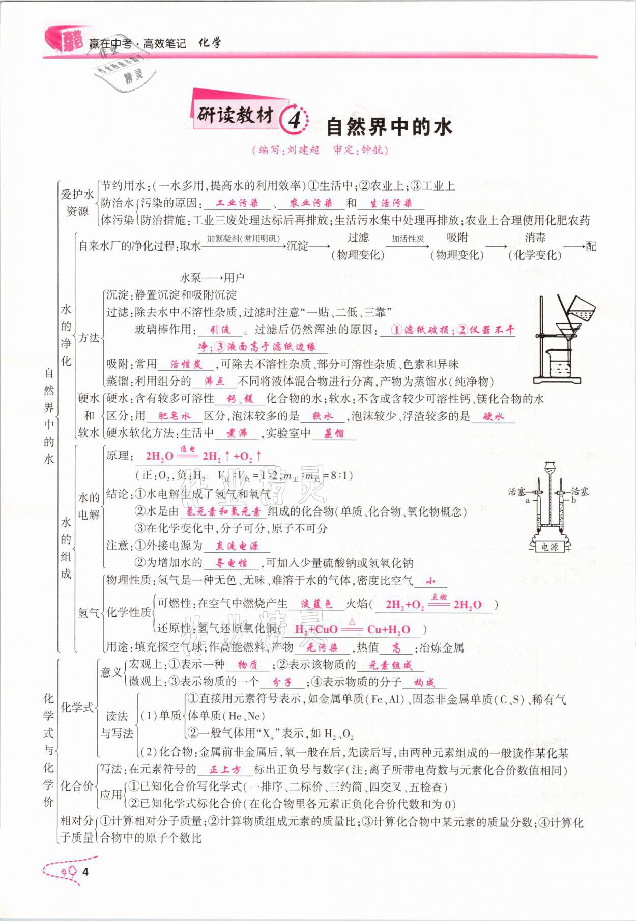 2021年贏在中考化學(xué)重慶專版 參考答案第4頁