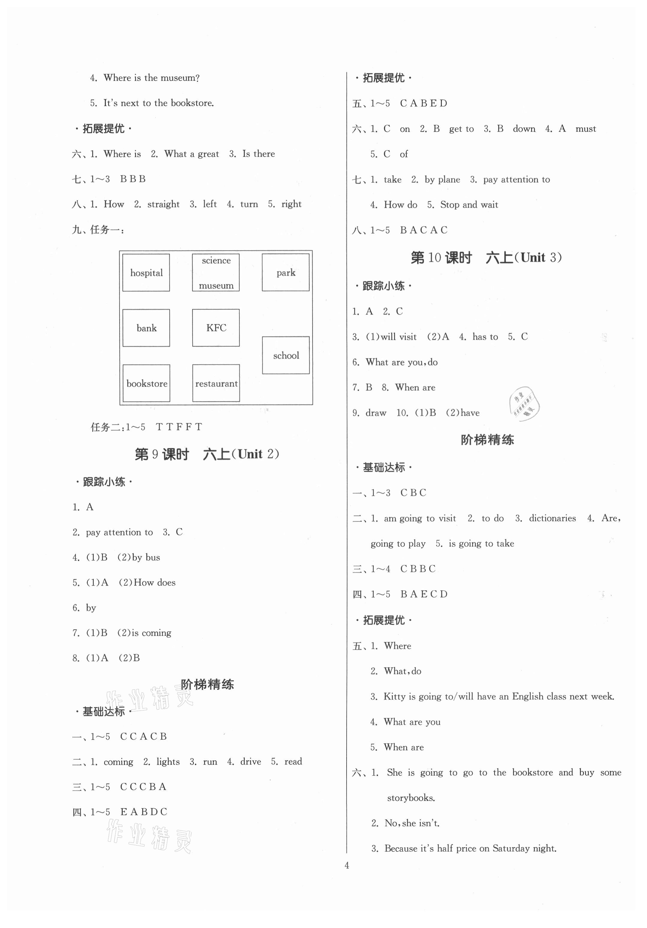 2021年实验班小学毕业总复习英语人教PEP版 第4页