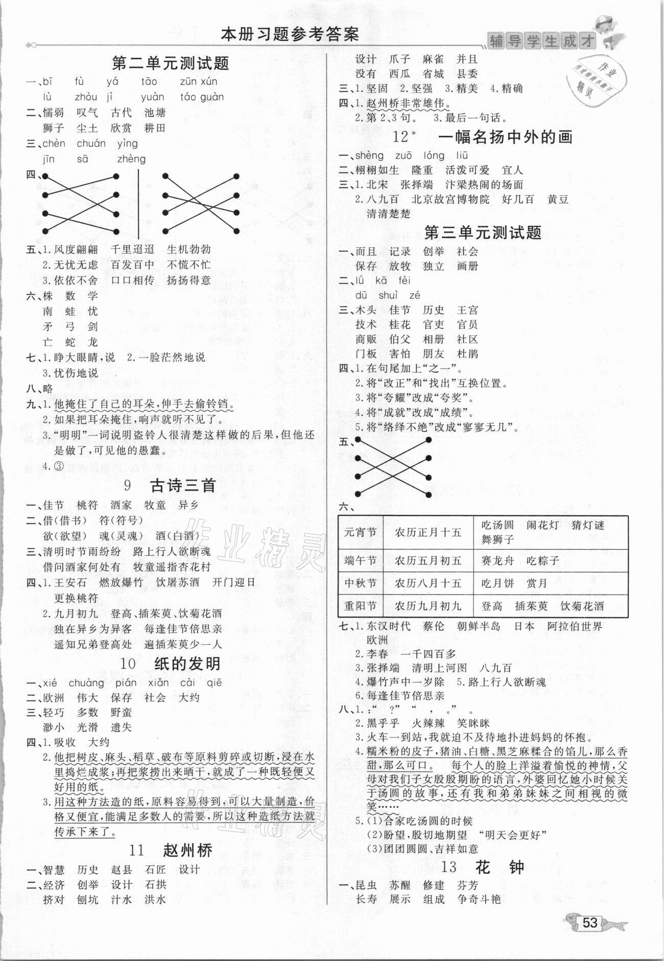 2021年我的筆記三年級語文下冊人教版 第2頁