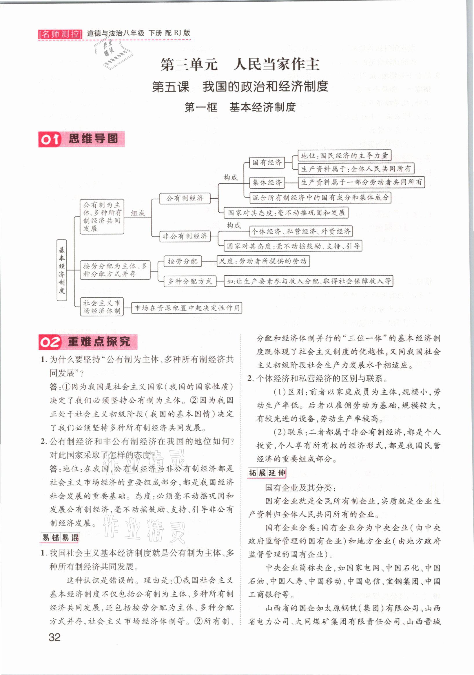 2021年名師測(cè)控八年級(jí)道德與法治下冊(cè)人教版山西專(zhuān)版 參考答案第32頁(yè)