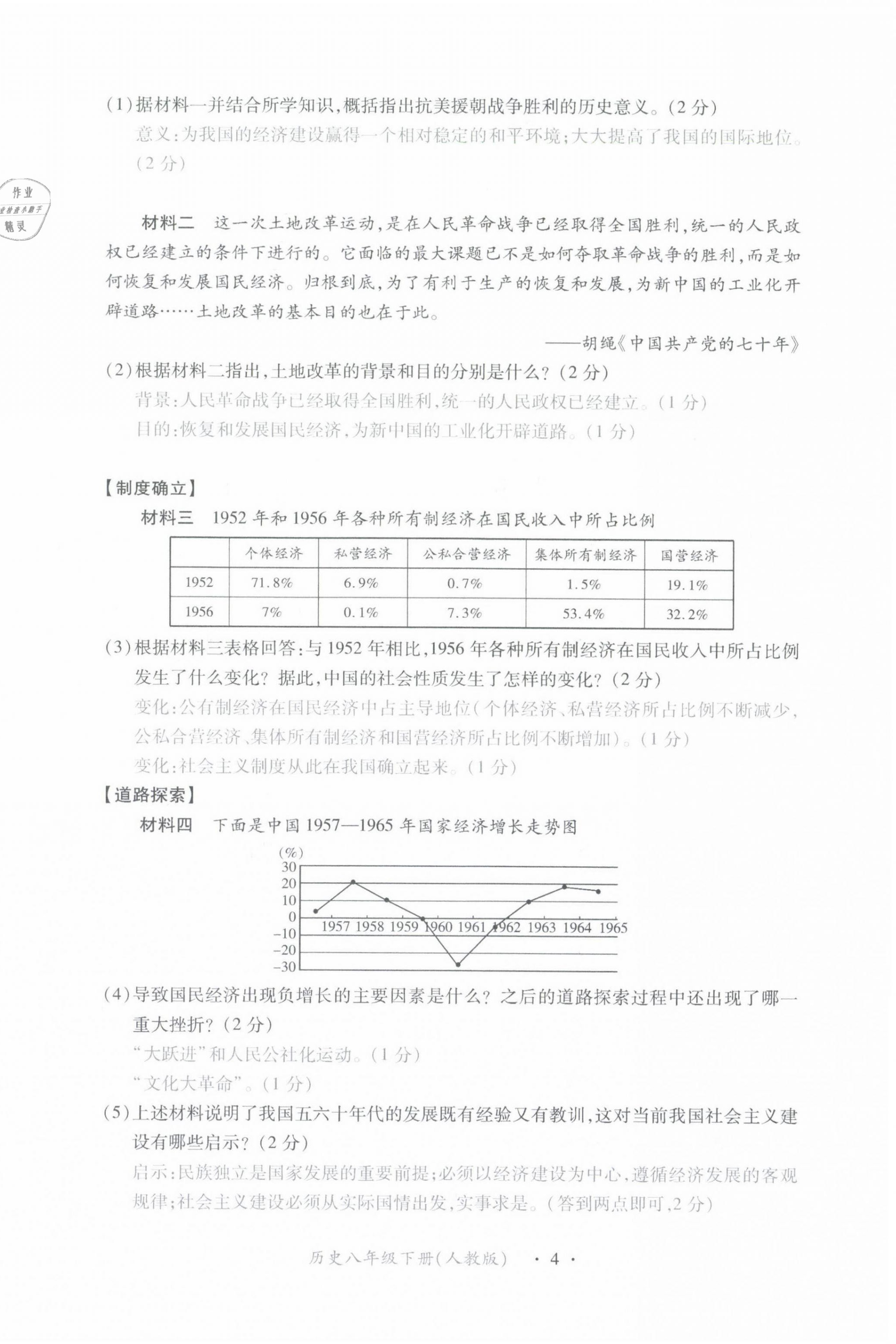 2021年一課一案創(chuàng)新導(dǎo)學(xué)八年級(jí)歷史下冊(cè)人教版 第4頁(yè)