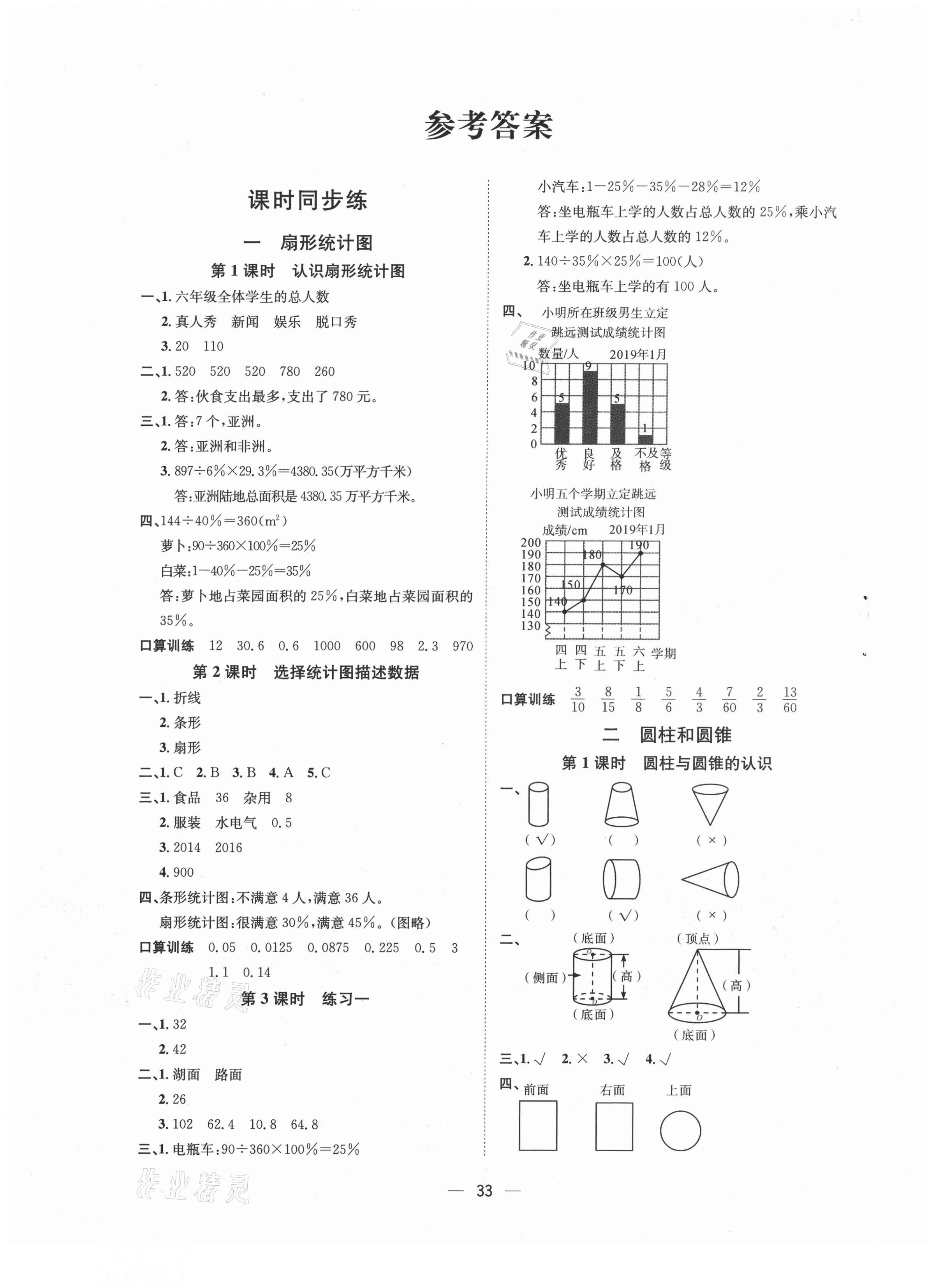 2021年畅行课堂六年级数学下册苏教版 第1页