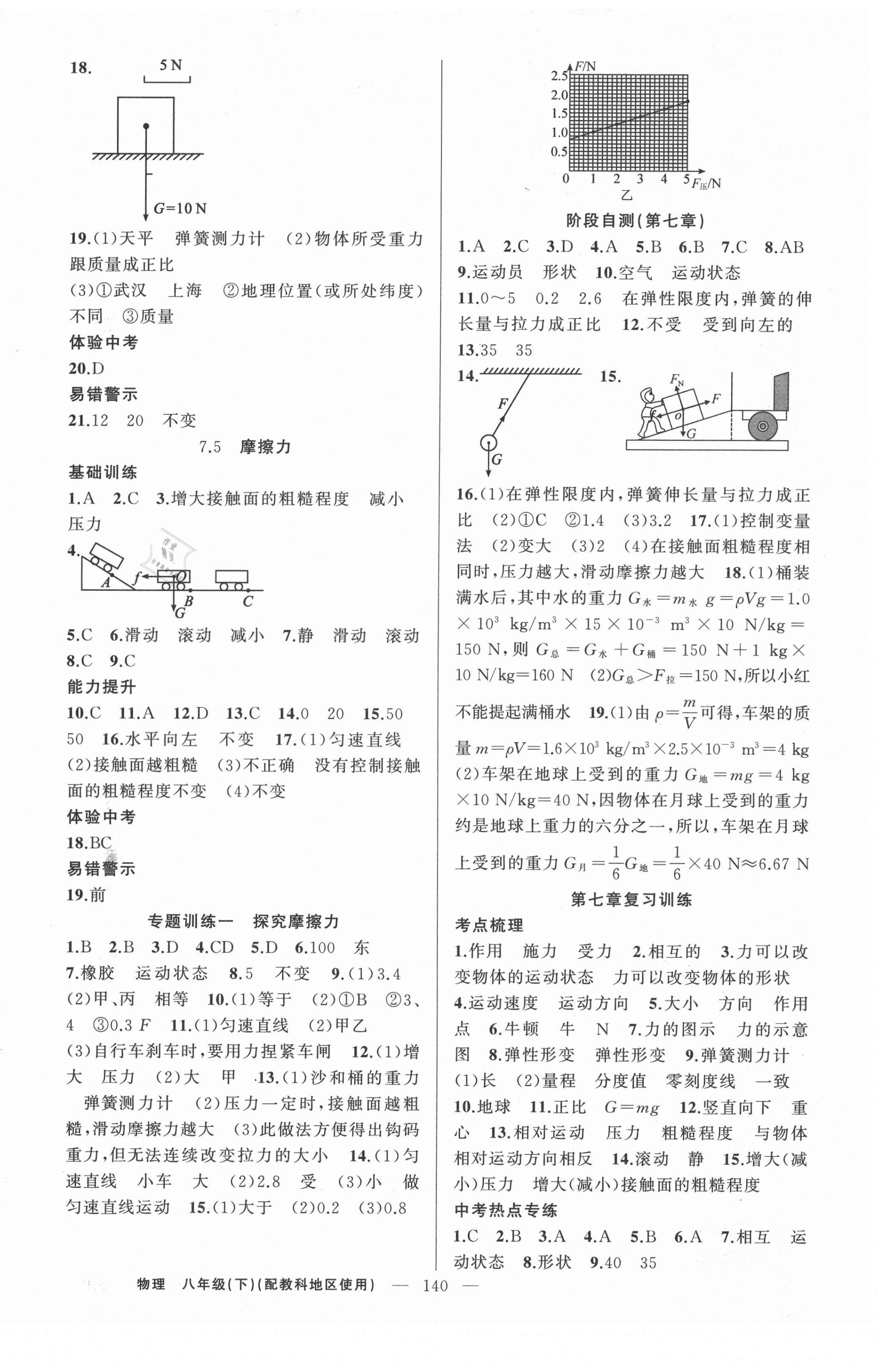 2021年原創(chuàng)新課堂八年級物理下冊教科版達州專版 第2頁