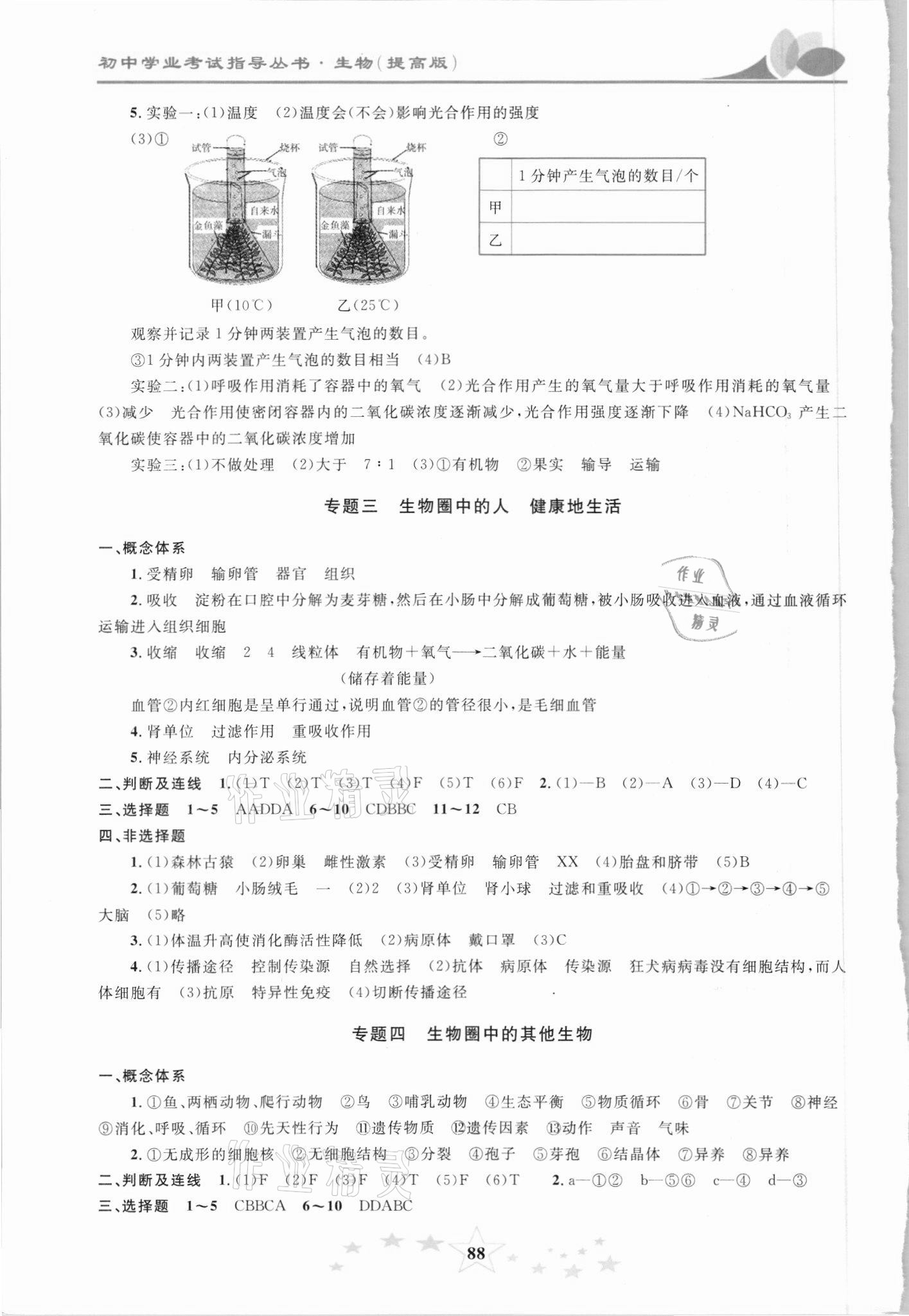 2021年初中學(xué)業(yè)考試指導(dǎo)叢書生物提高版株洲專版 第2頁