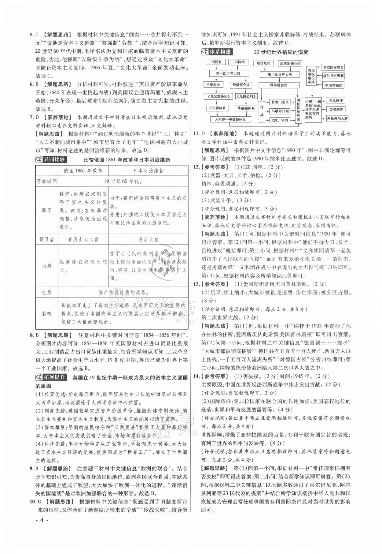 2021年38套中考必備卷歷史 第4頁(yè)