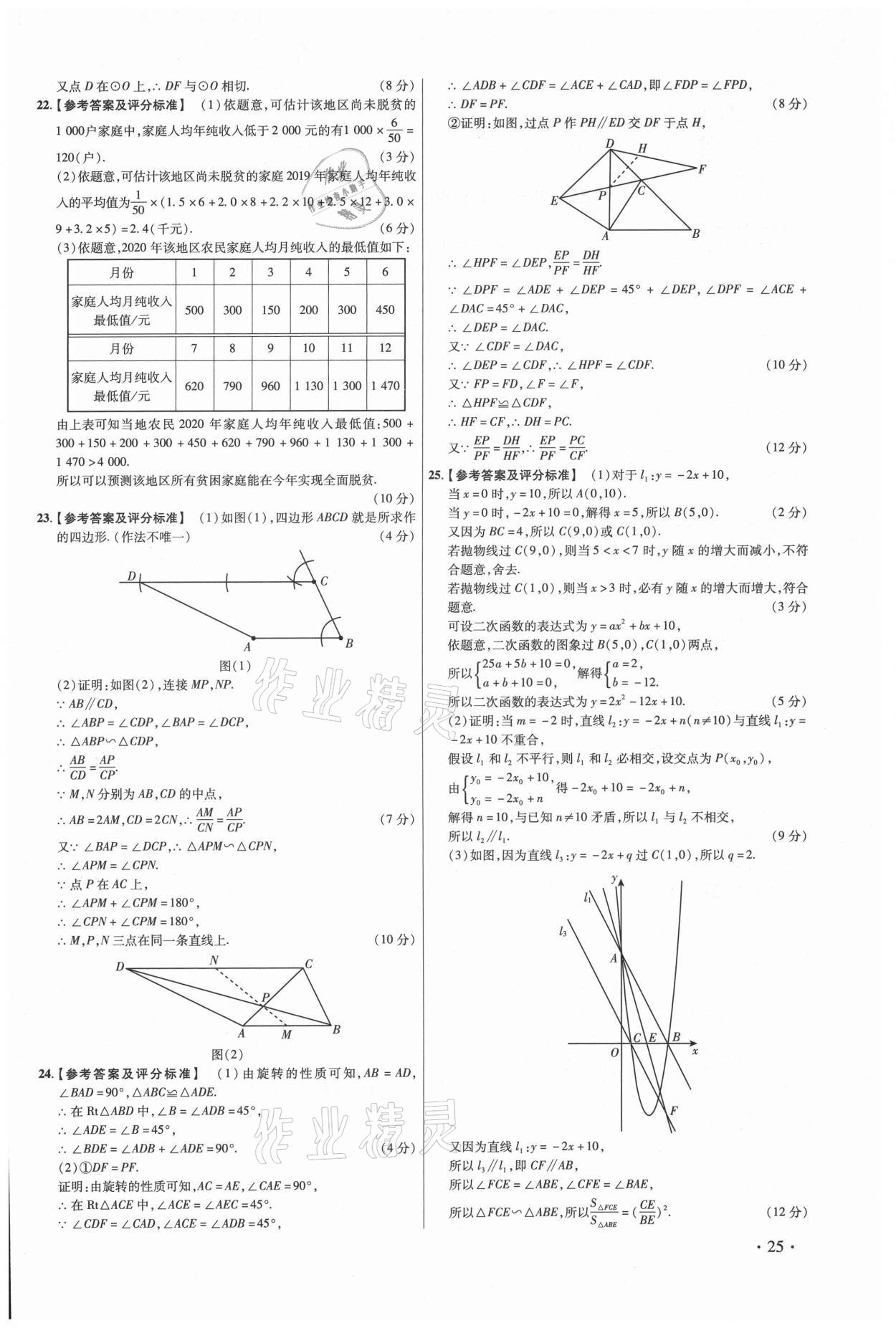 2021年38套中考必備卷數學 第25頁