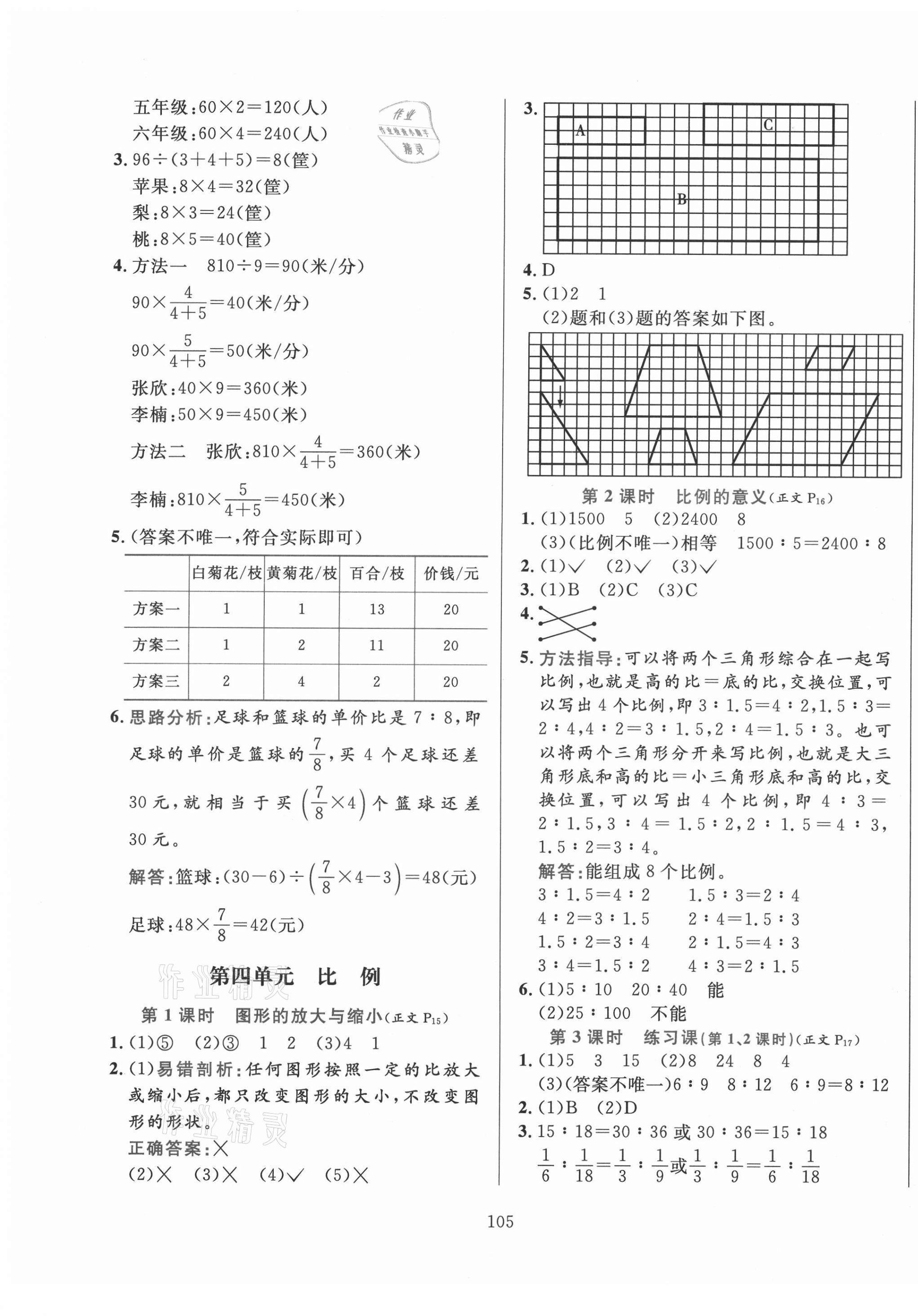 2021年小學(xué)教材全練六年級數(shù)學(xué)下冊江蘇版 第5頁