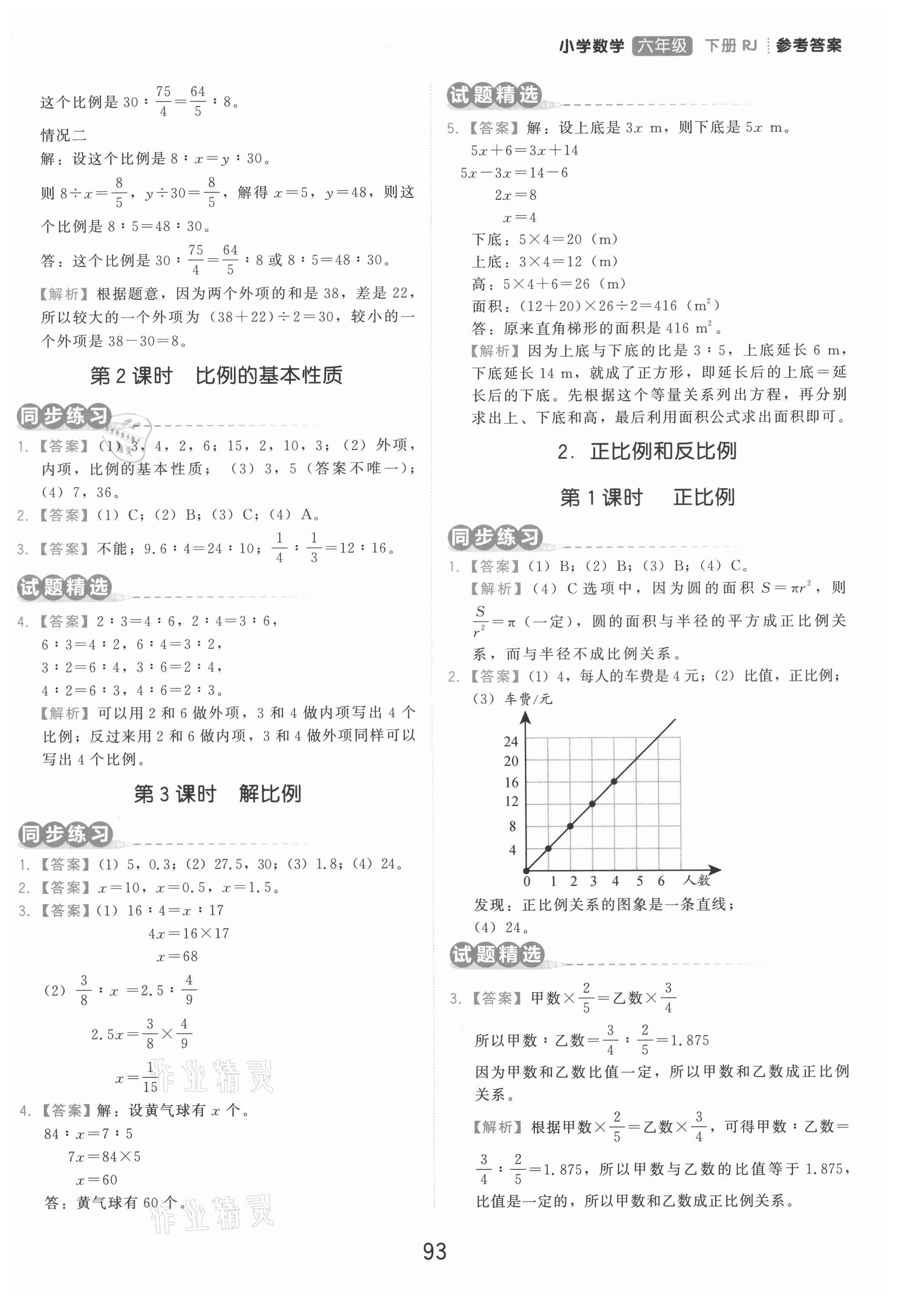 2021年學(xué)而思基本功同步練六年級數(shù)學(xué)下冊人教版 第9頁