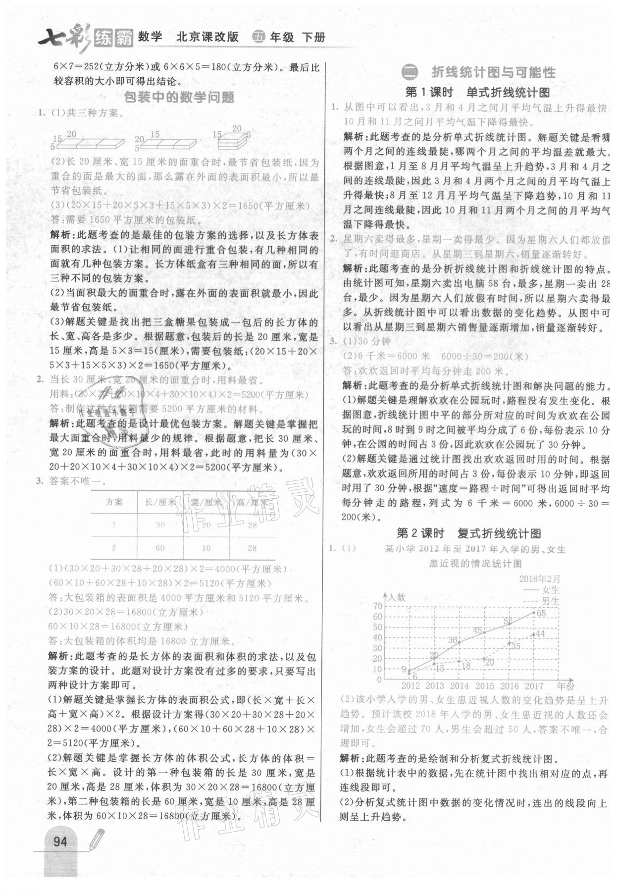 2021年七彩練霸五年級(jí)數(shù)學(xué)下冊(cè)北京課改版 第10頁