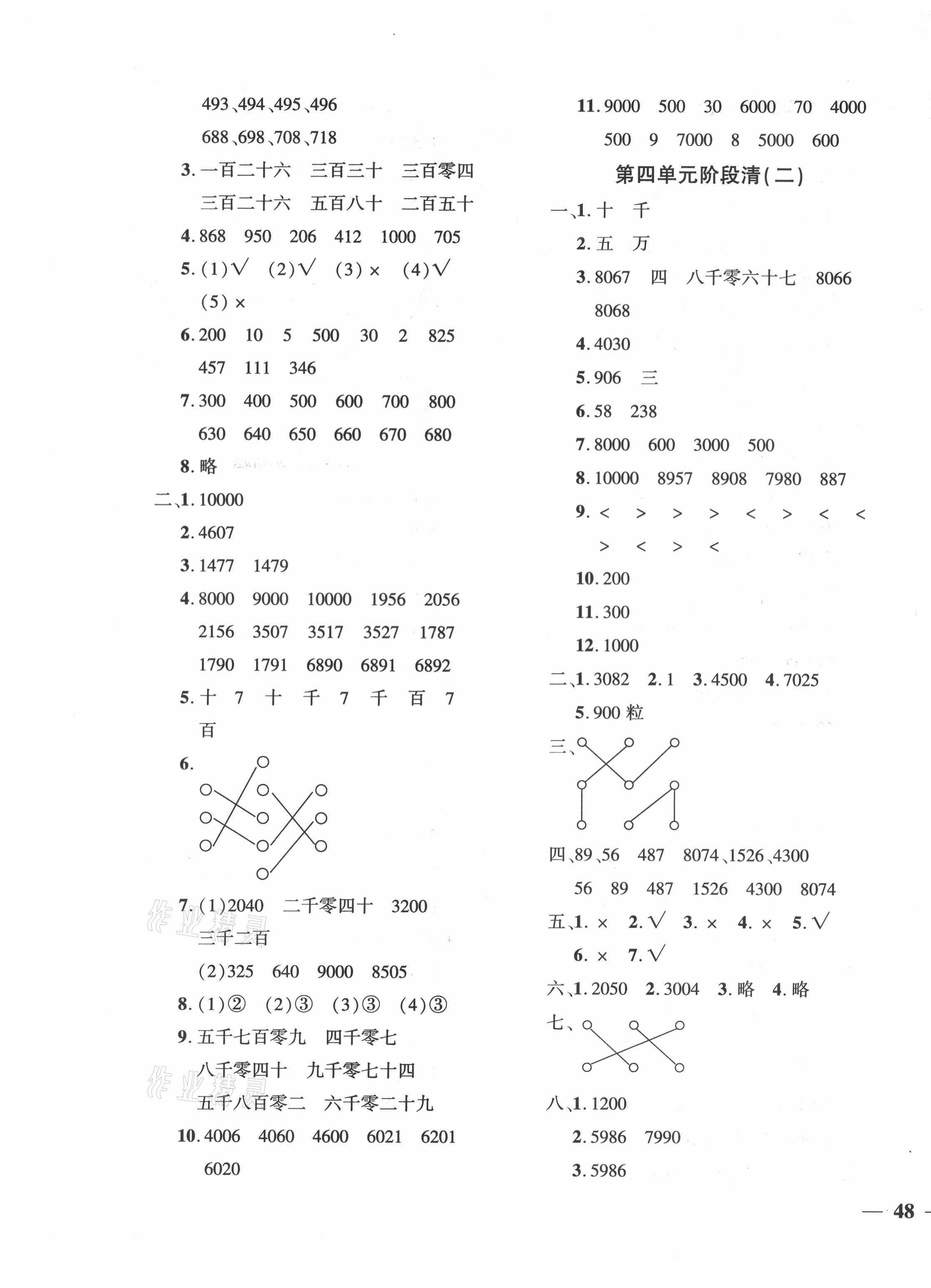 2021年教育世家狀元卷二年級數(shù)學(xué)下冊蘇教版 第3頁