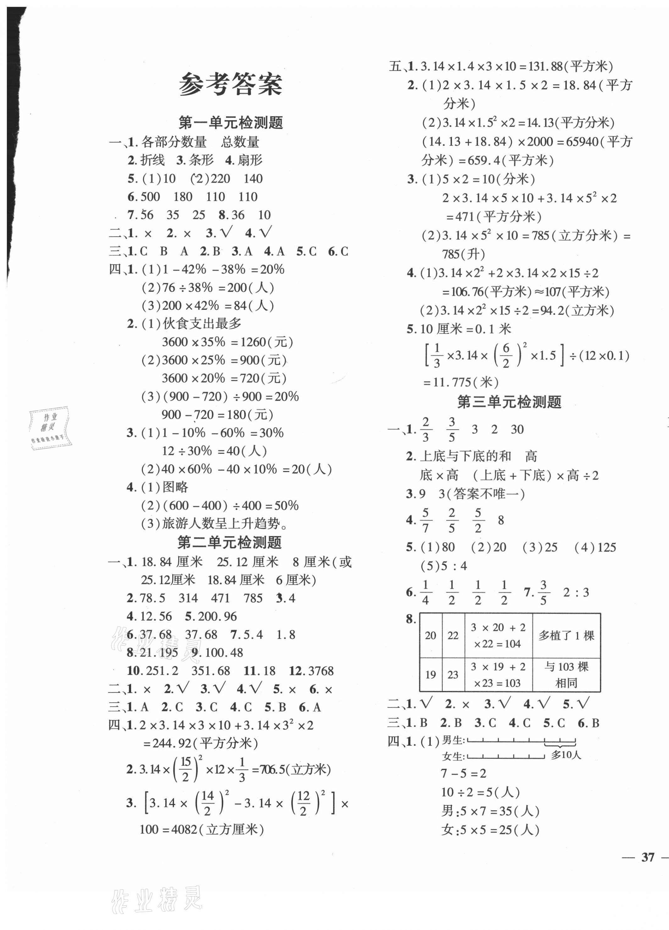 2021年黃岡360度定制密卷六年級數學下冊蘇教版 第1頁