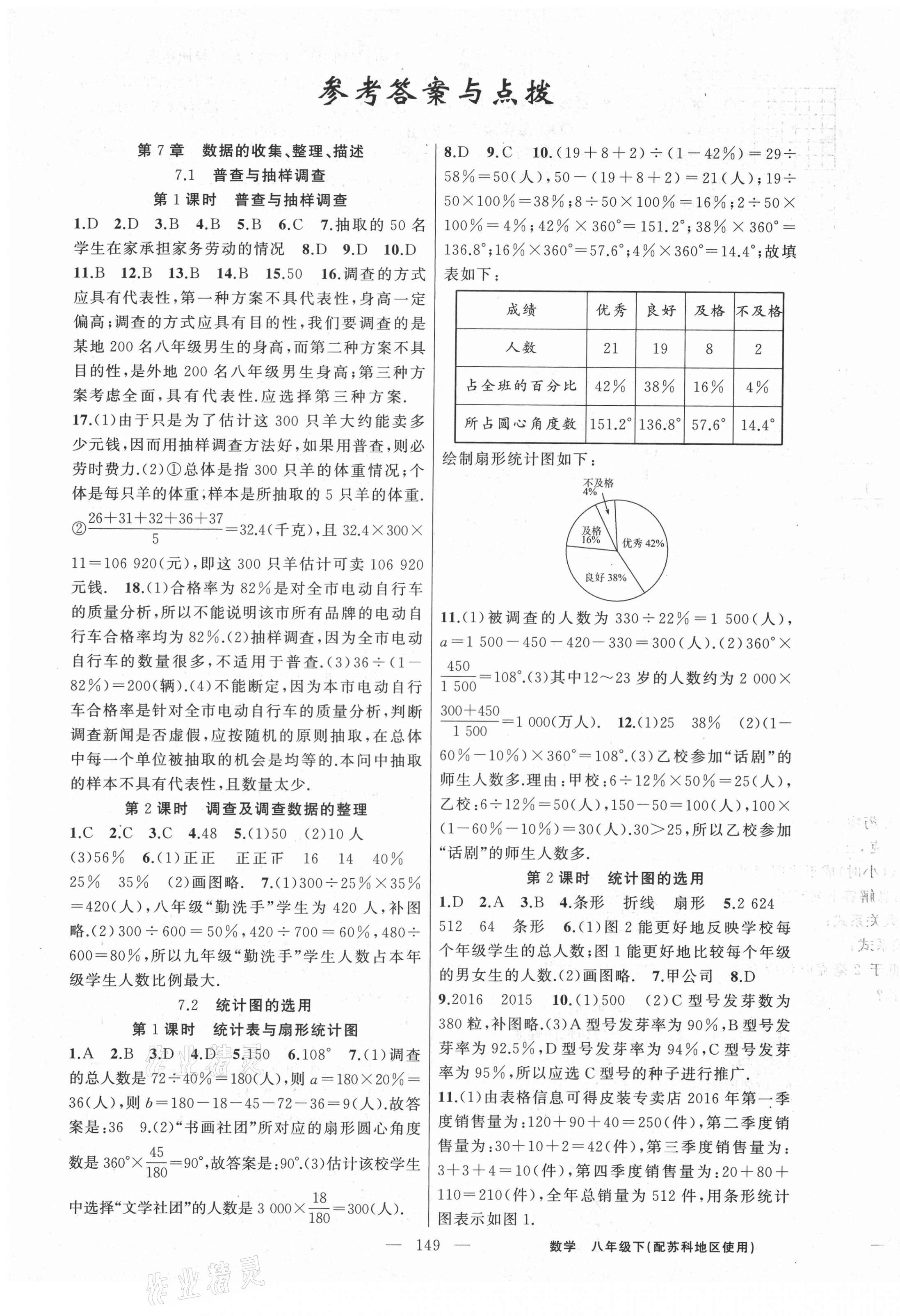 2021年黃岡100分闖關(guān)八年級(jí)數(shù)學(xué)下冊(cè)蘇科版 第1頁(yè)