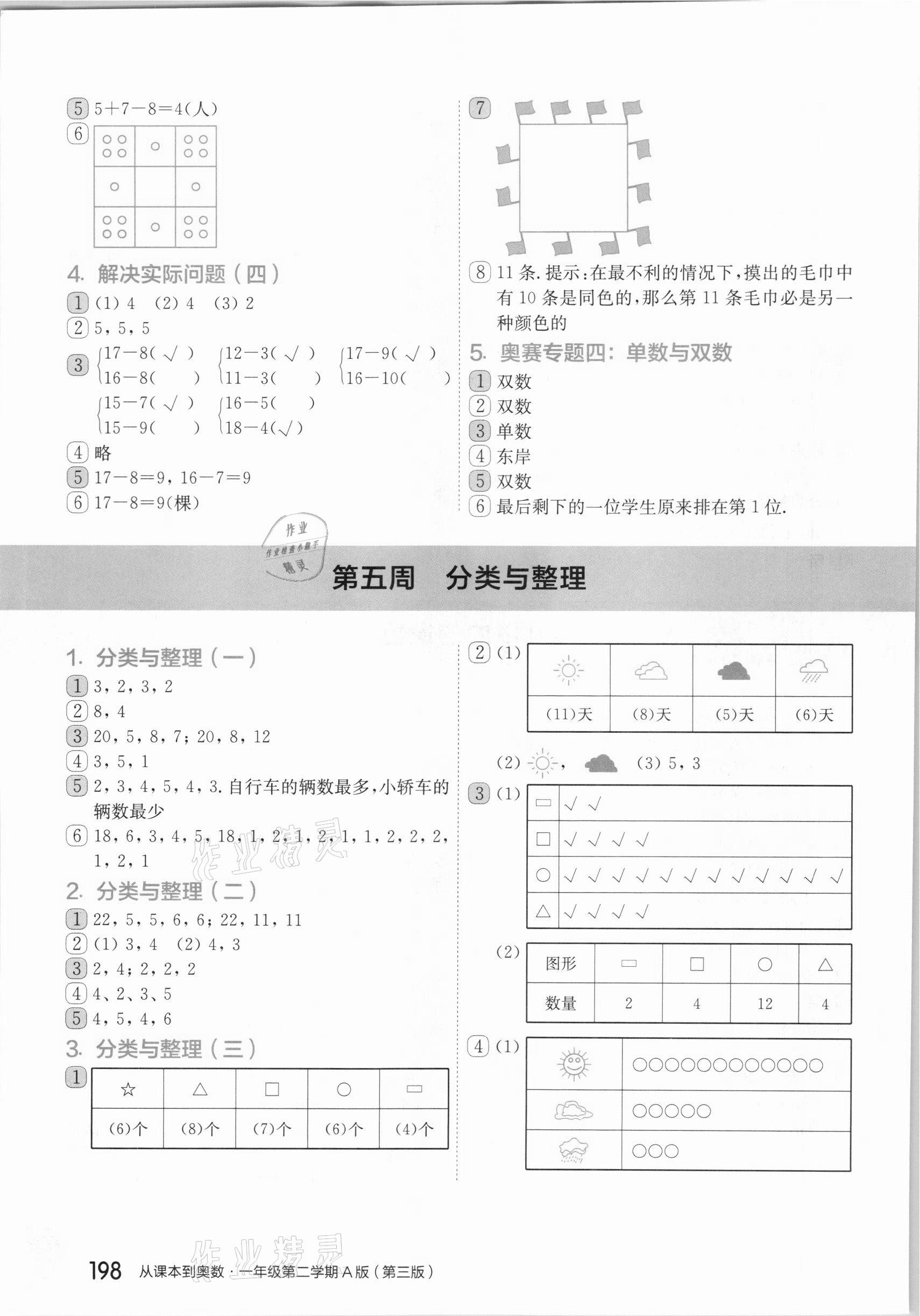 2021年從課本到奧數(shù)一年級(jí)第二學(xué)期人教版A版 第4頁(yè)