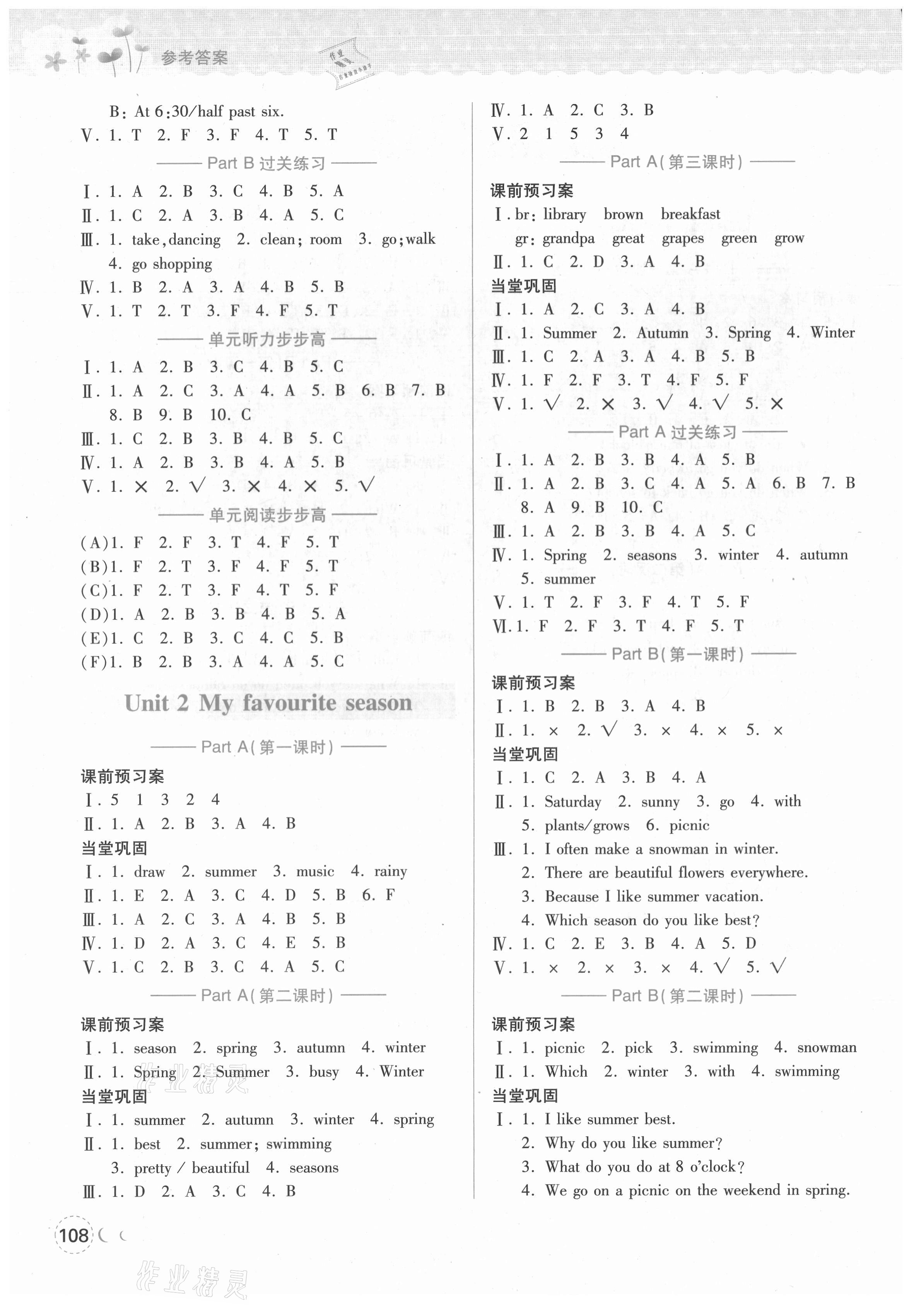 2021年?duì)钤蝗掏黄茖?dǎo)練測(cè)五年級(jí)英語(yǔ)下冊(cè)人教版惠東專版 第2頁(yè)