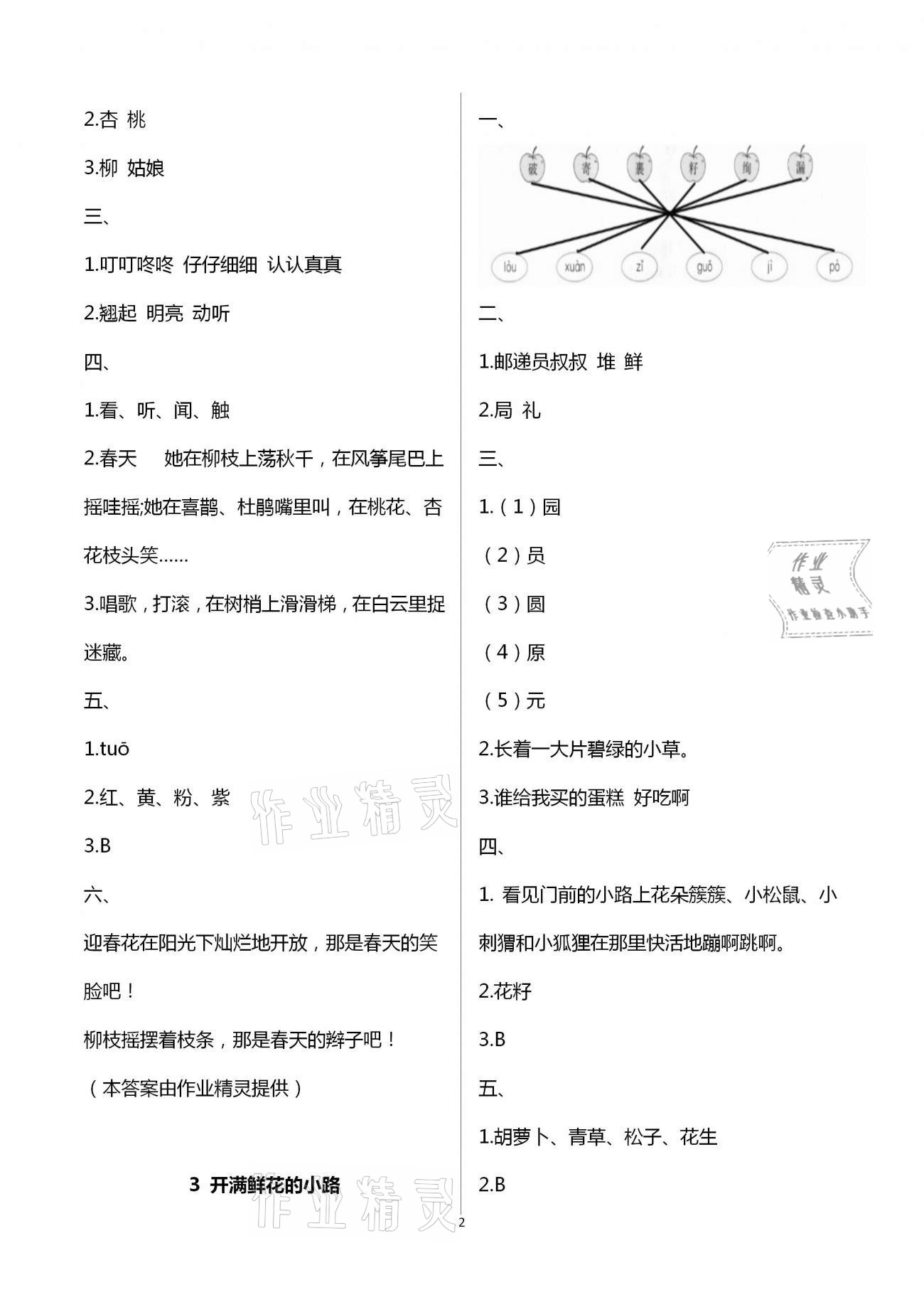 2021年快樂讀與寫二年級下冊 第2頁