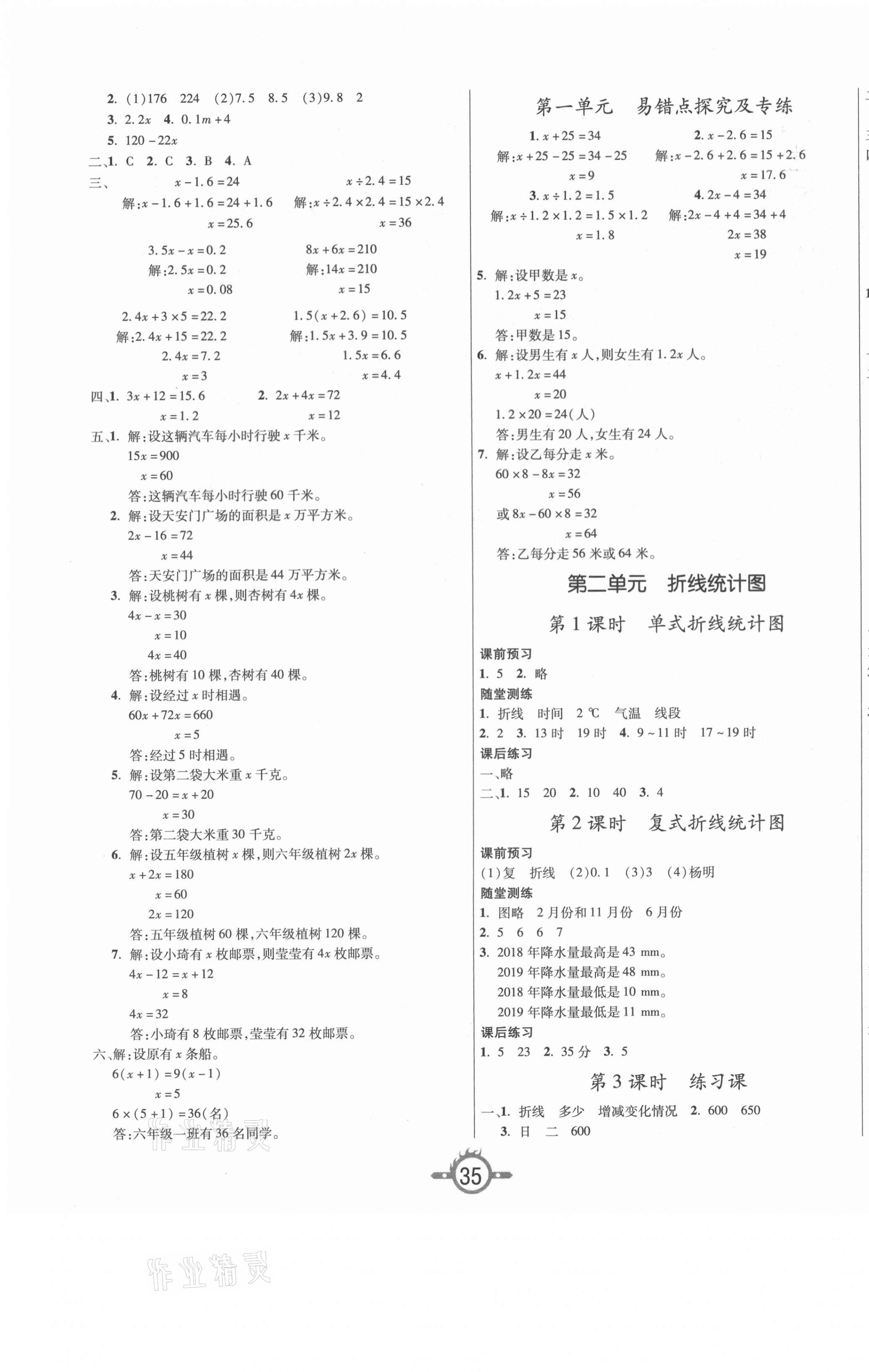 2021年創(chuàng)新課課練五年級(jí)數(shù)學(xué)下冊蘇教版 第3頁