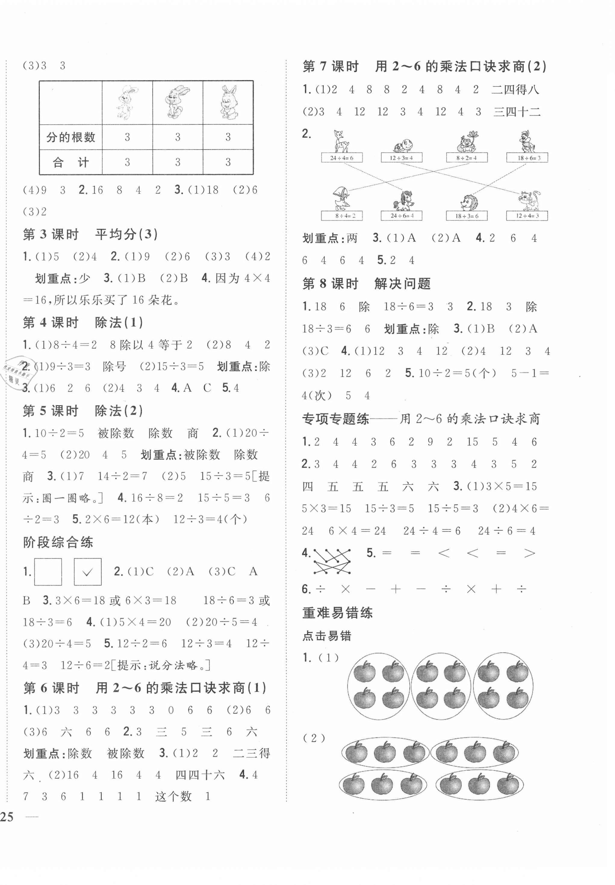 2021年全科王同步課時(shí)練習(xí)二年級(jí)數(shù)學(xué)下冊(cè)人教版福建專版 第2頁(yè)