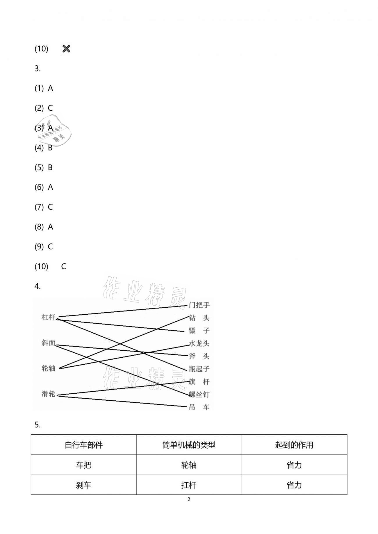 2021年課程同步達(dá)標(biāo)與技能拓展五年級(jí)科學(xué)下冊(cè)蘇教版 第2頁(yè)