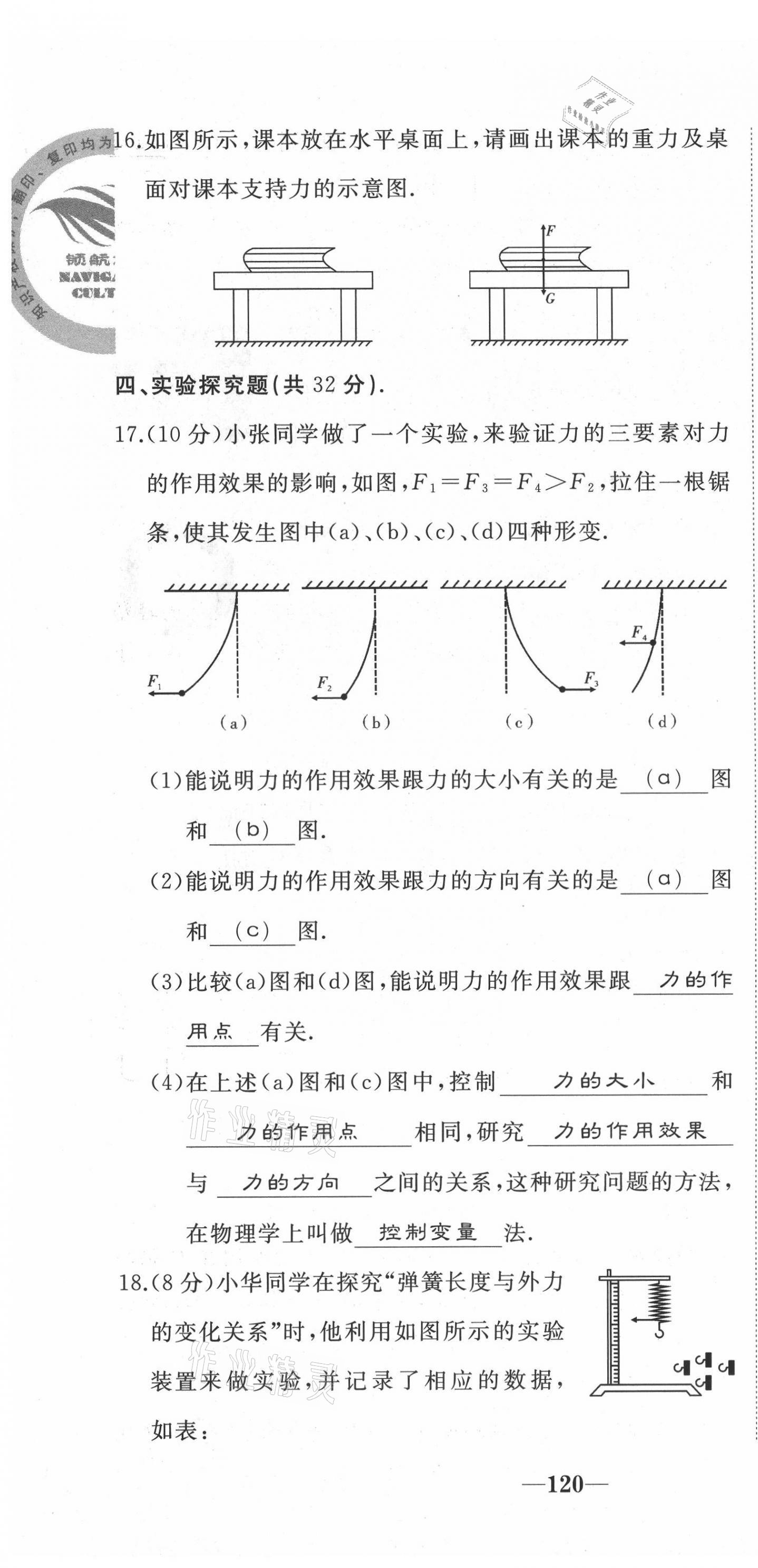 2021年名校一號(hào)夢(mèng)啟課堂八年級(jí)物理下冊(cè)人教版 第4頁(yè)