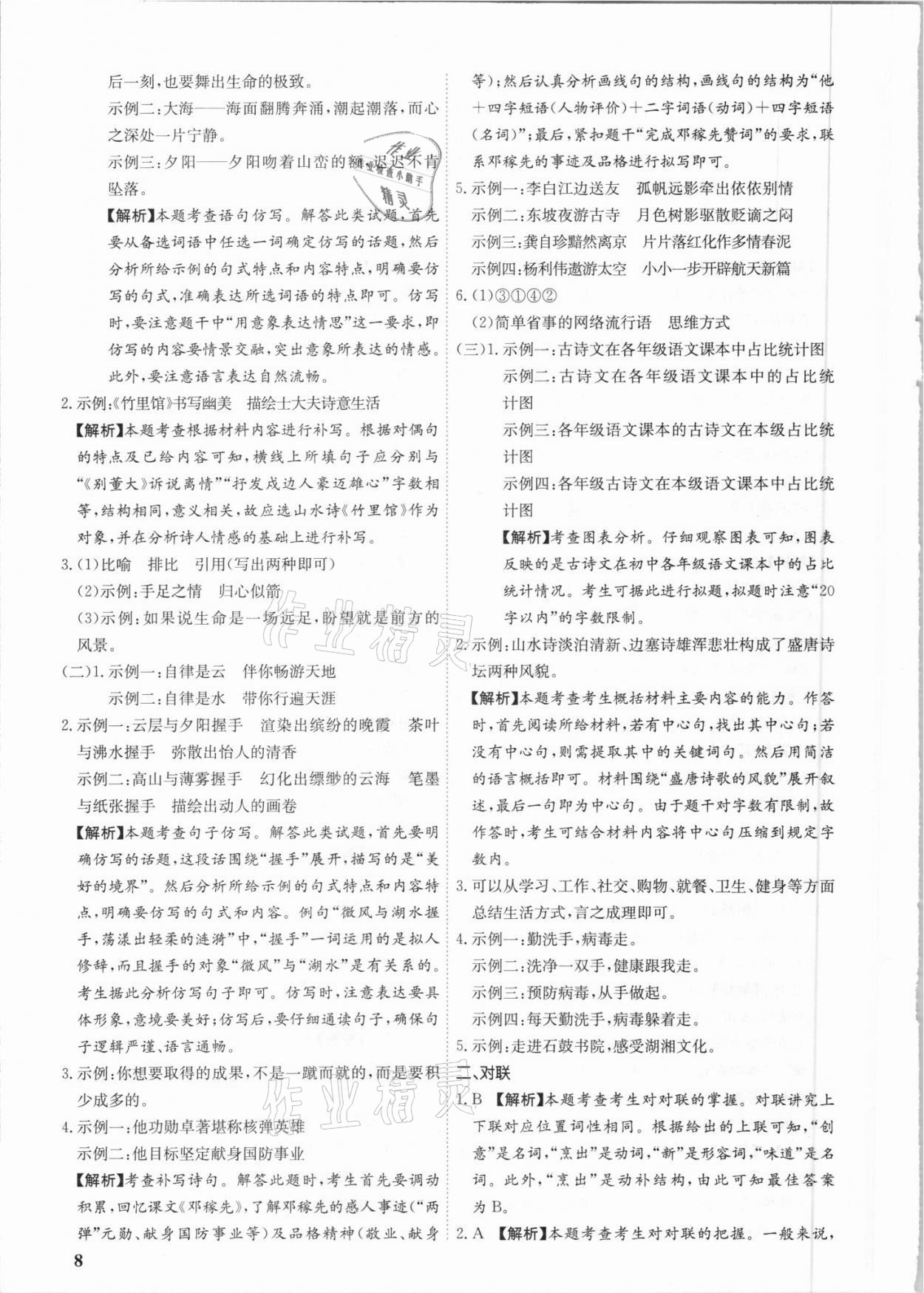 2021年中考真題分類匯編語文 第8頁