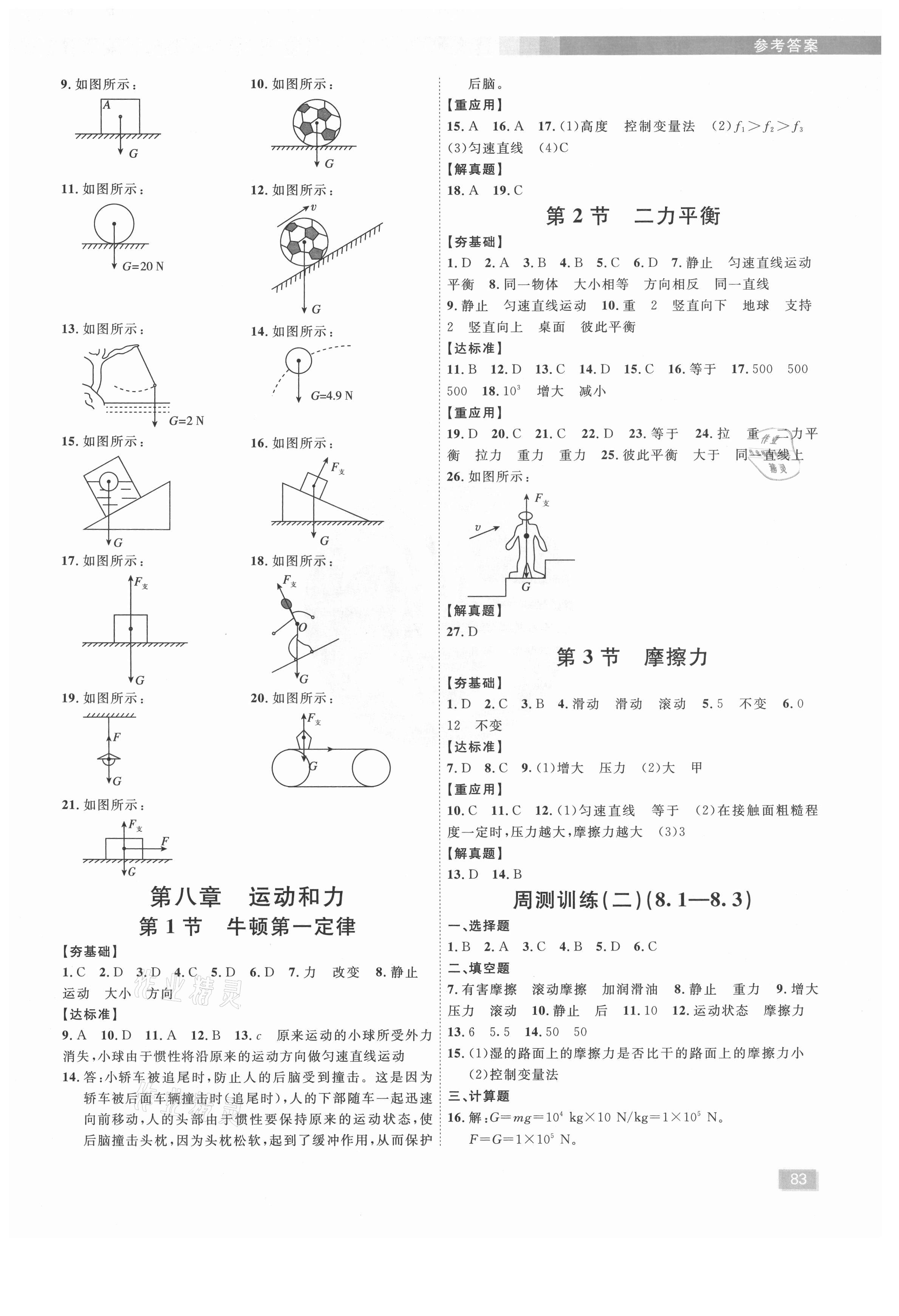 2021年樂知源同步作業(yè)集八年級(jí)物理下冊人教版 第3頁