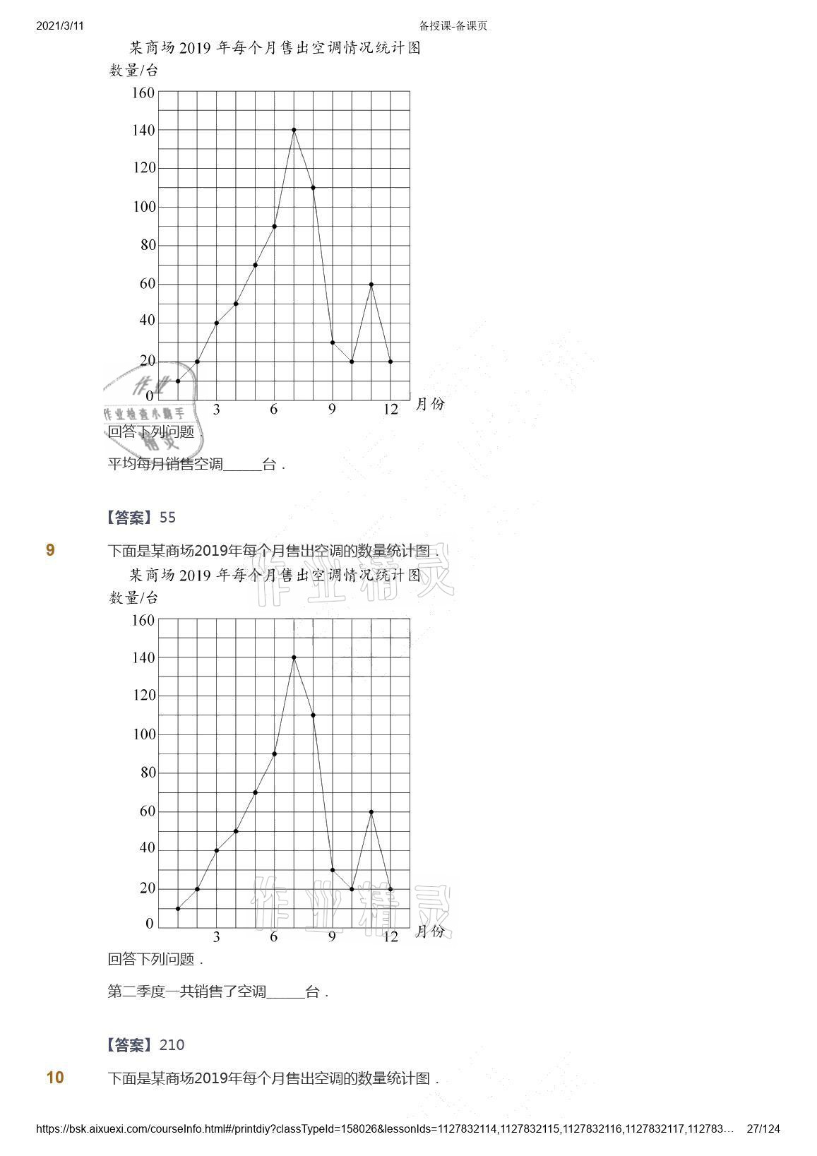 2021年爱学习数学五年级下册苏教版能力提高体系首都师范大学出版社 参考答案第27页