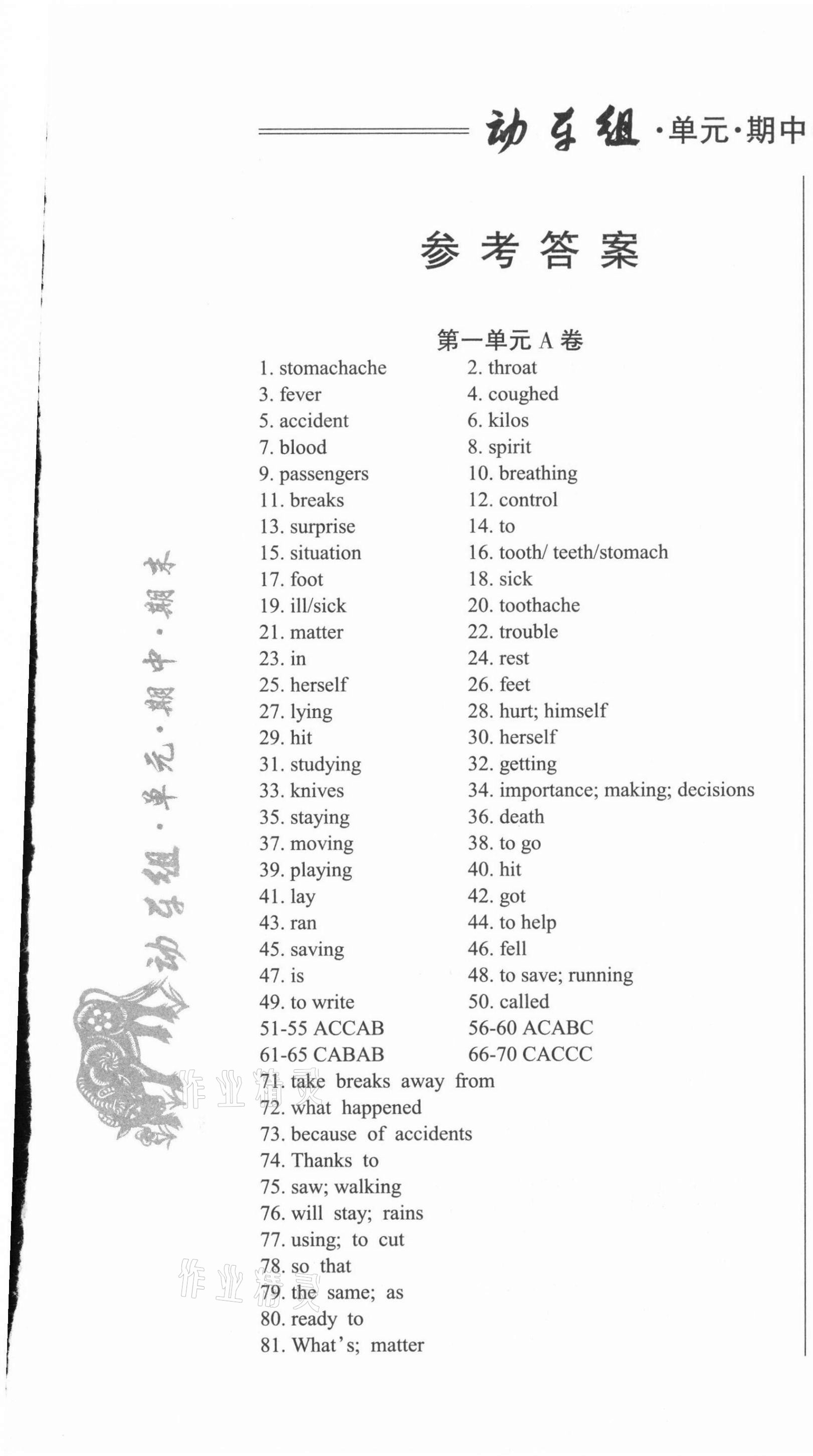 2021年動車組八年級英語下冊人教版 第1頁