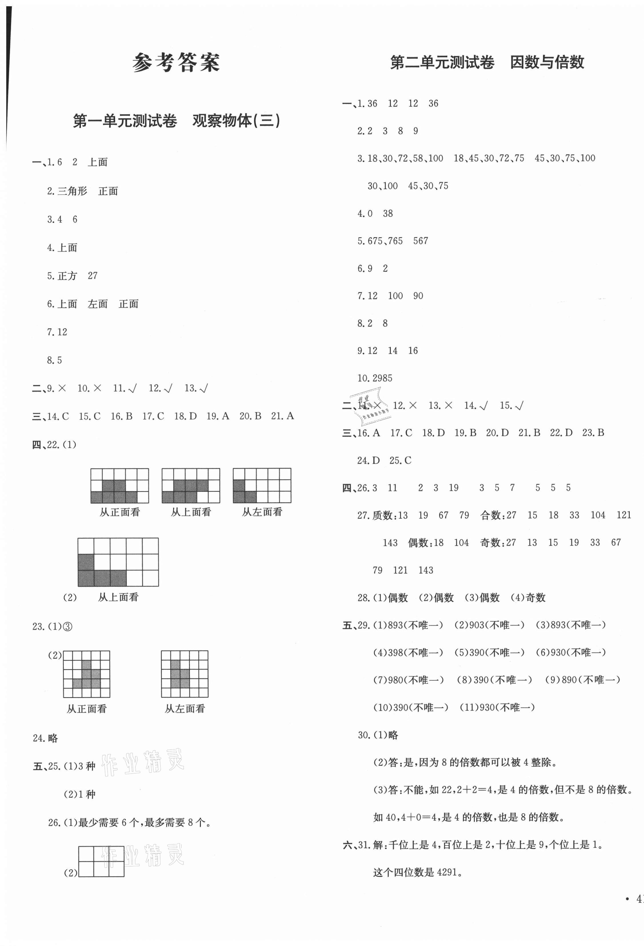 2021年云南省小學(xué)信息卷五年級(jí)數(shù)學(xué)下冊(cè)人教版 第1頁