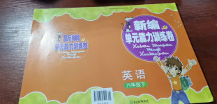2021年新編單元能力訓練卷六年級英語下冊人教版