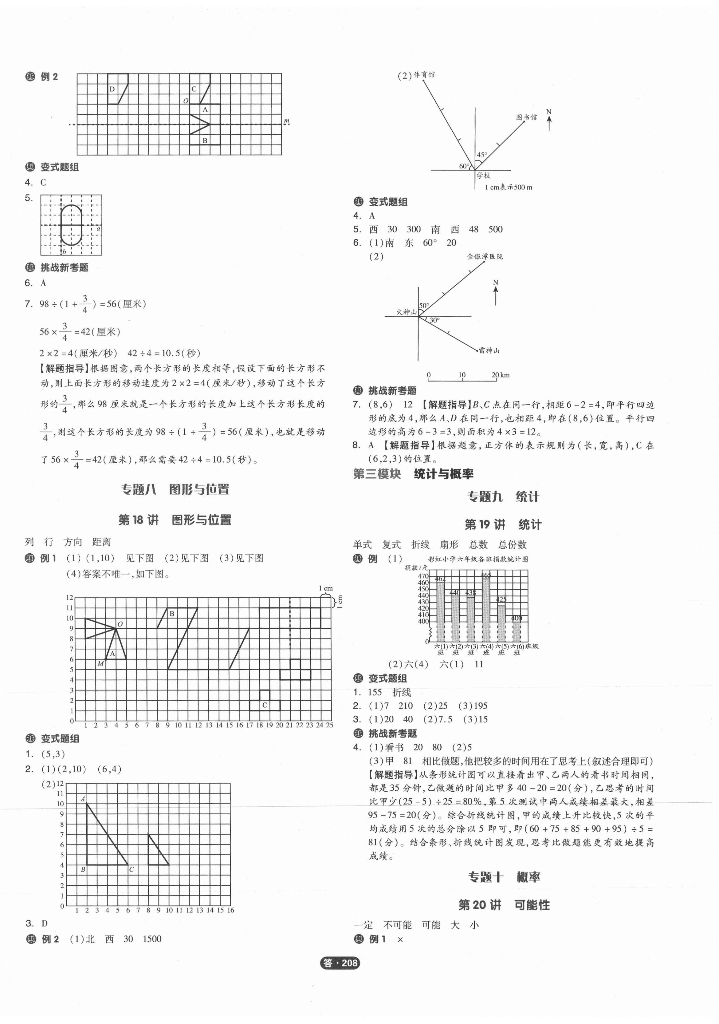 2021年全品小學(xué)總復(fù)習(xí)數(shù)學(xué)蘇教版 參考答案第6頁(yè)