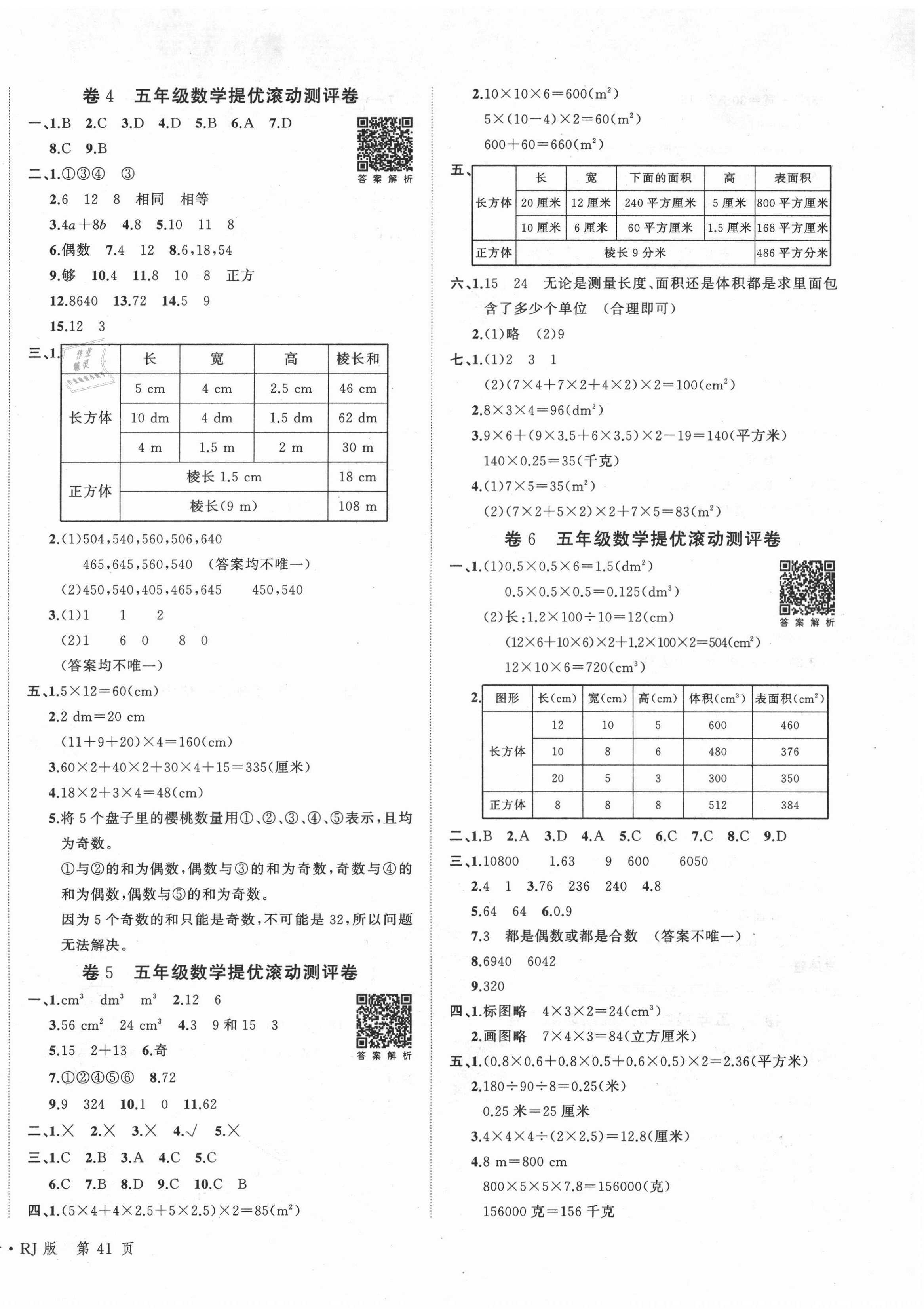 2021年一學(xué)通狀元沖刺100分五年級(jí)數(shù)學(xué)下冊(cè)人教版 第2頁