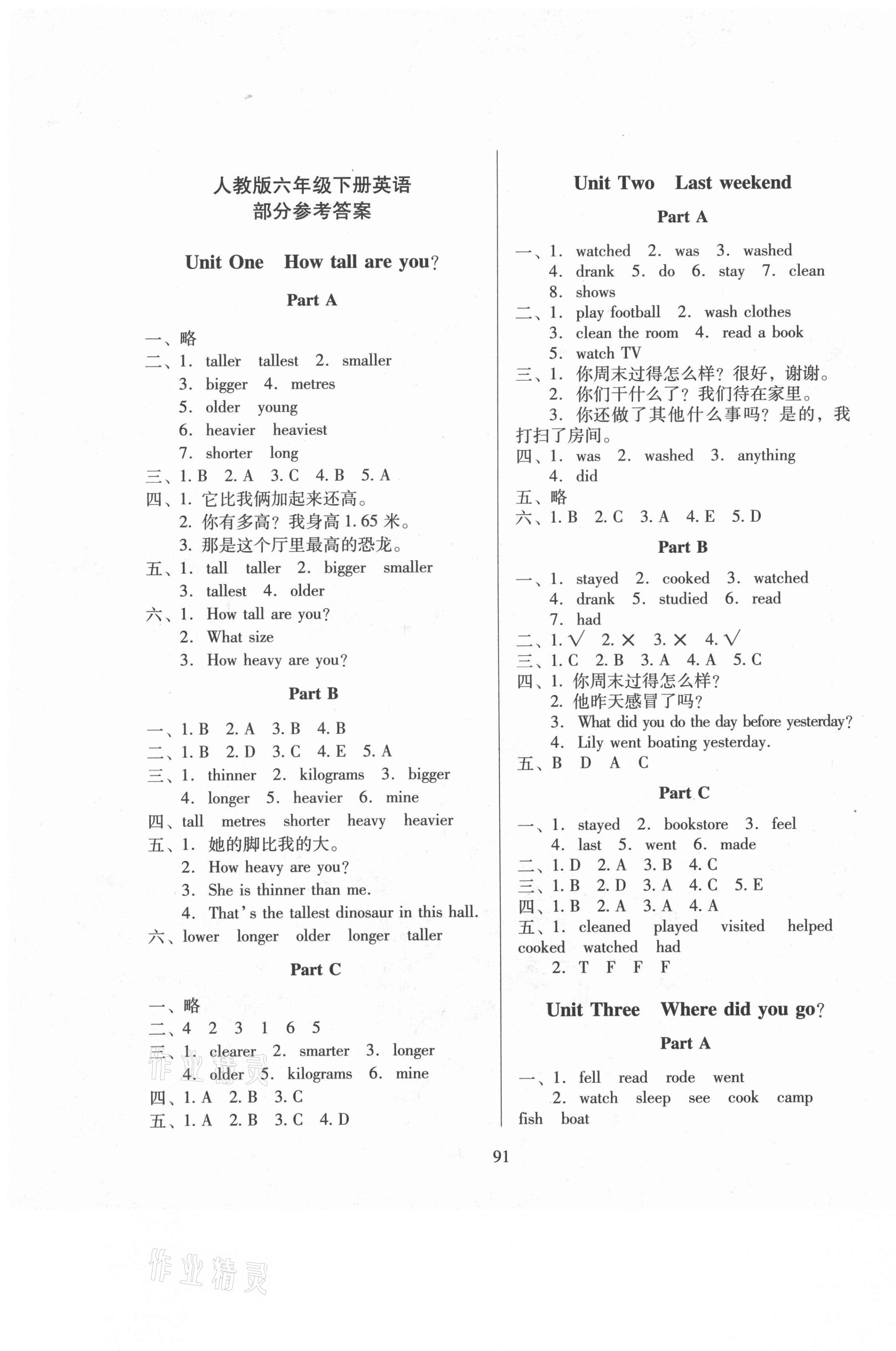 2021年一線名師提優(yōu)作業(yè)核心試卷六年級(jí)英語下冊(cè)人教PEP版 第1頁