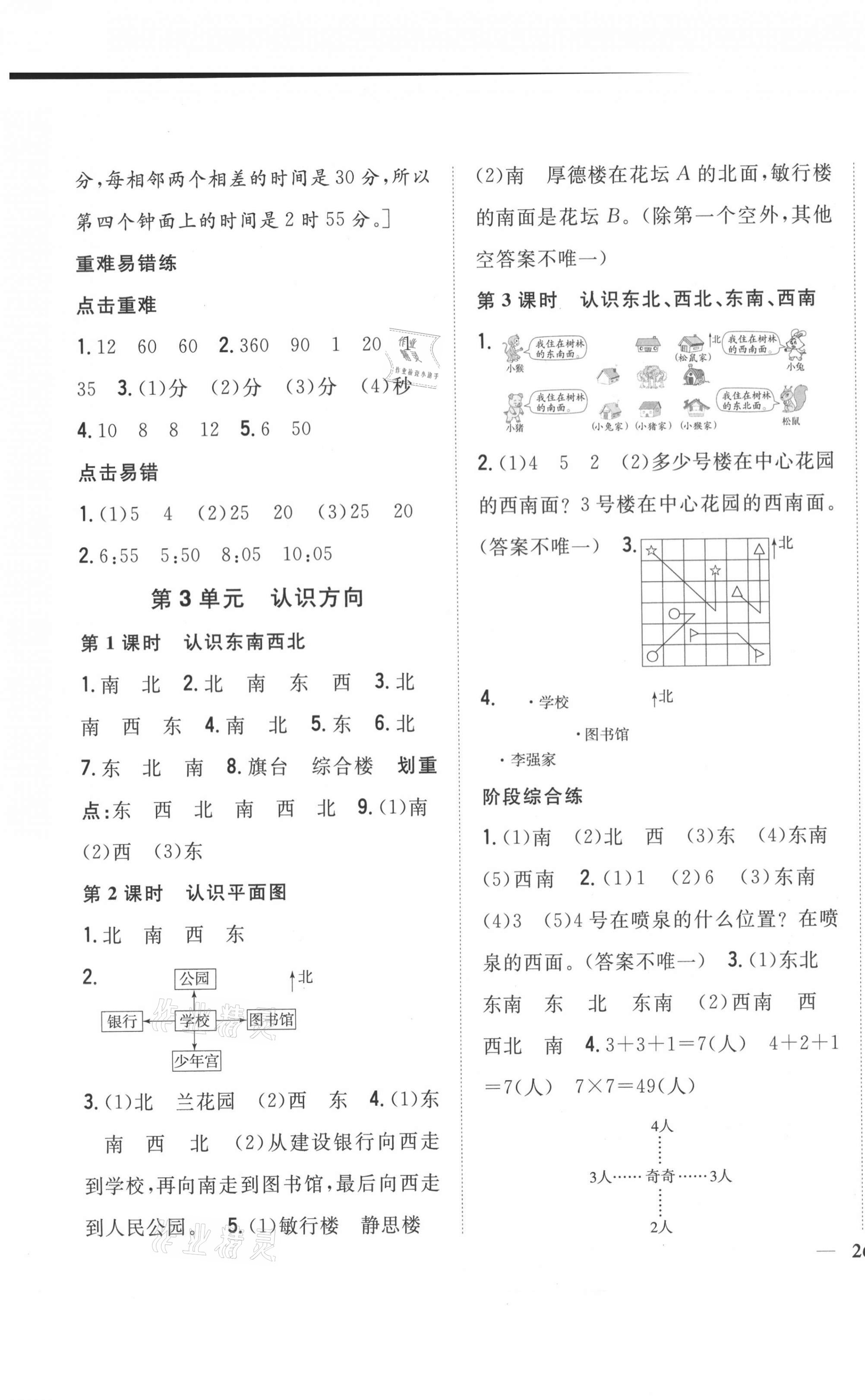 2021年全科王同步課時練習二年級數(shù)學下冊蘇教版 第3頁